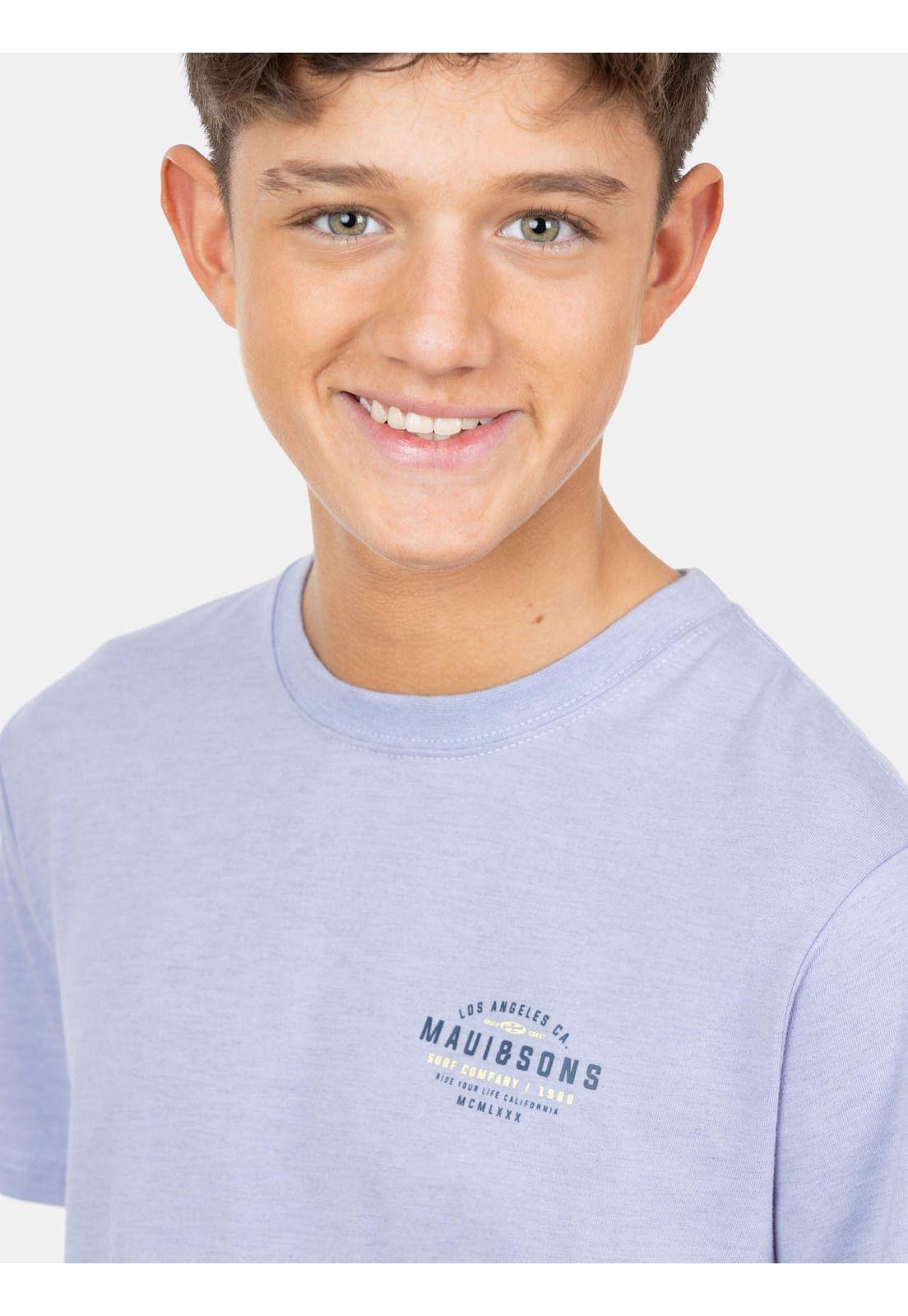 Polera MC Ride Your Life Morado Infantil Maui And Sons-3