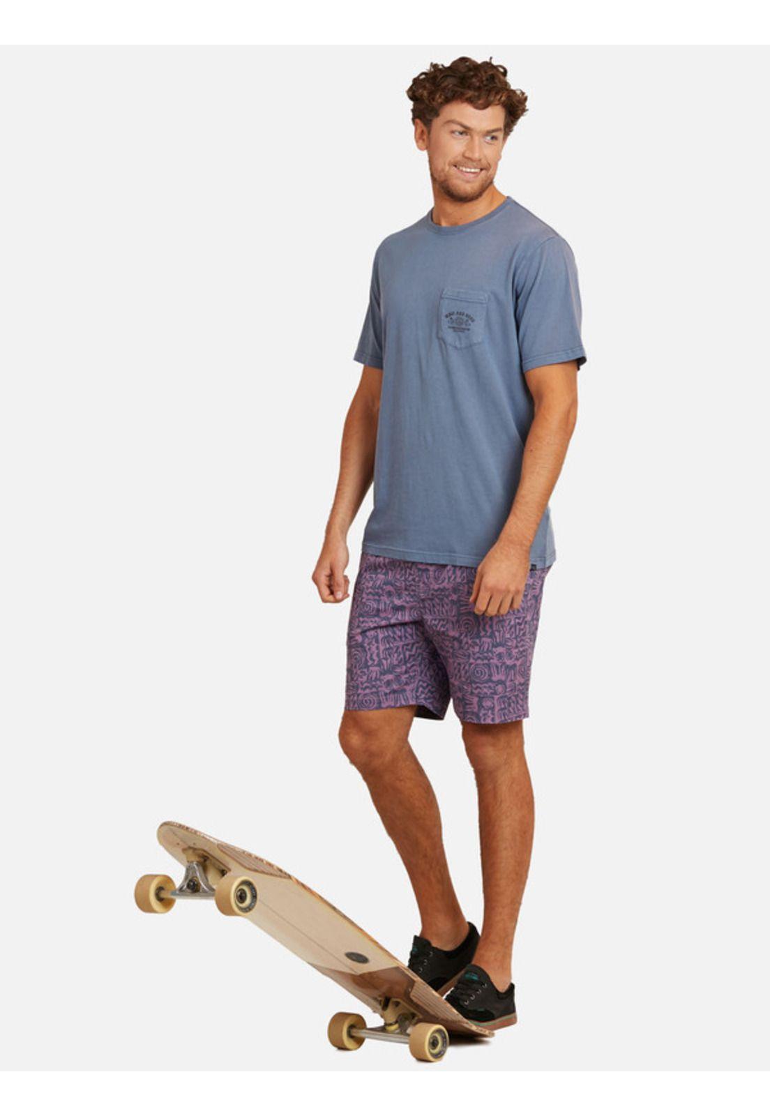 Polera Sin Nombre De Fantasia Hombre Azul Maui And Sons-3