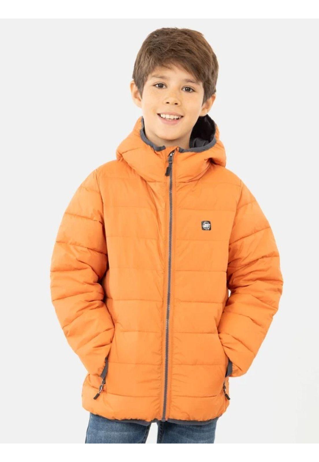 Parka Puffa Pome Naranjo Infantil Maui And Sons-0