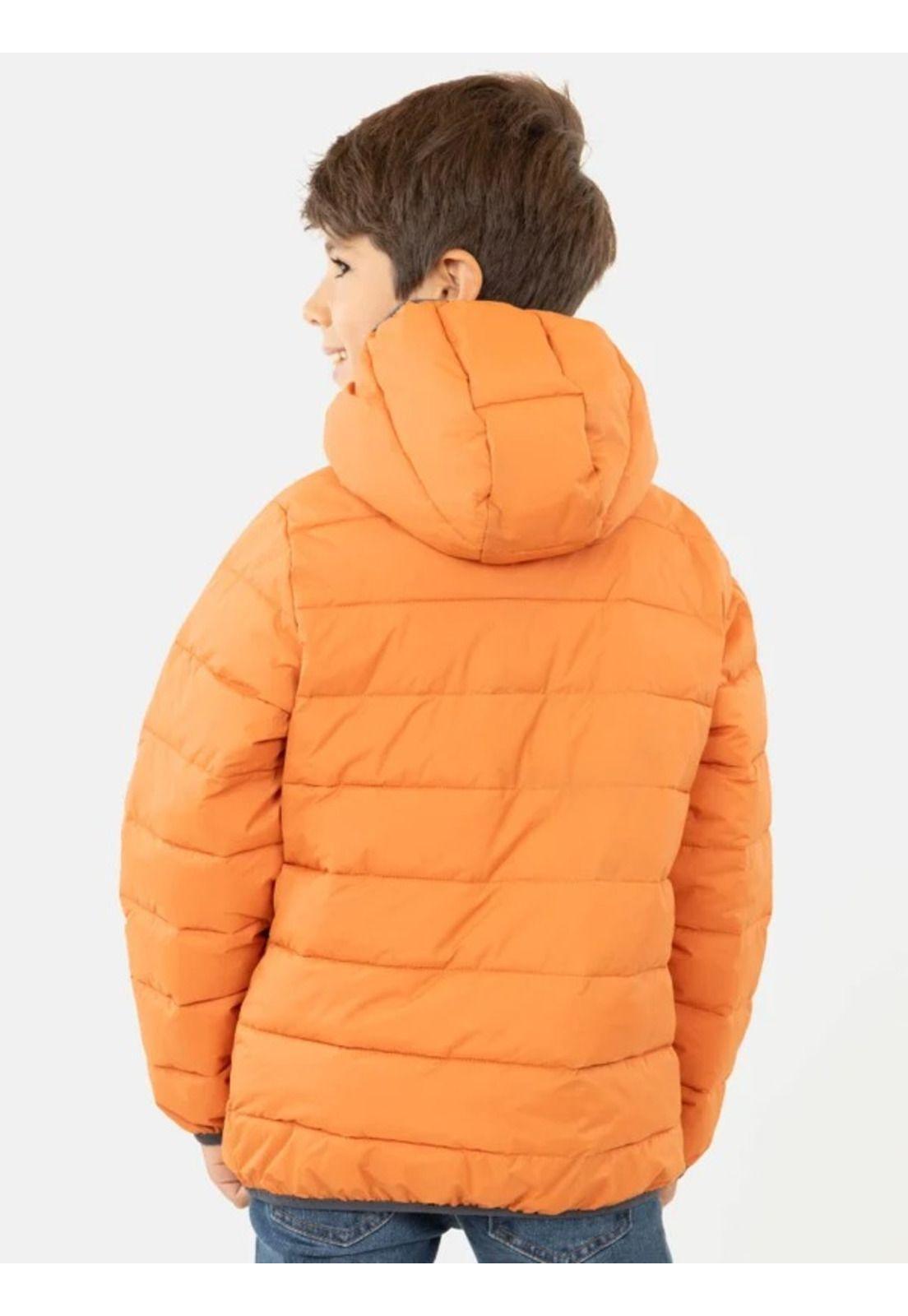 Parka Puffa Pome Naranjo Infantil Maui And Sons-1