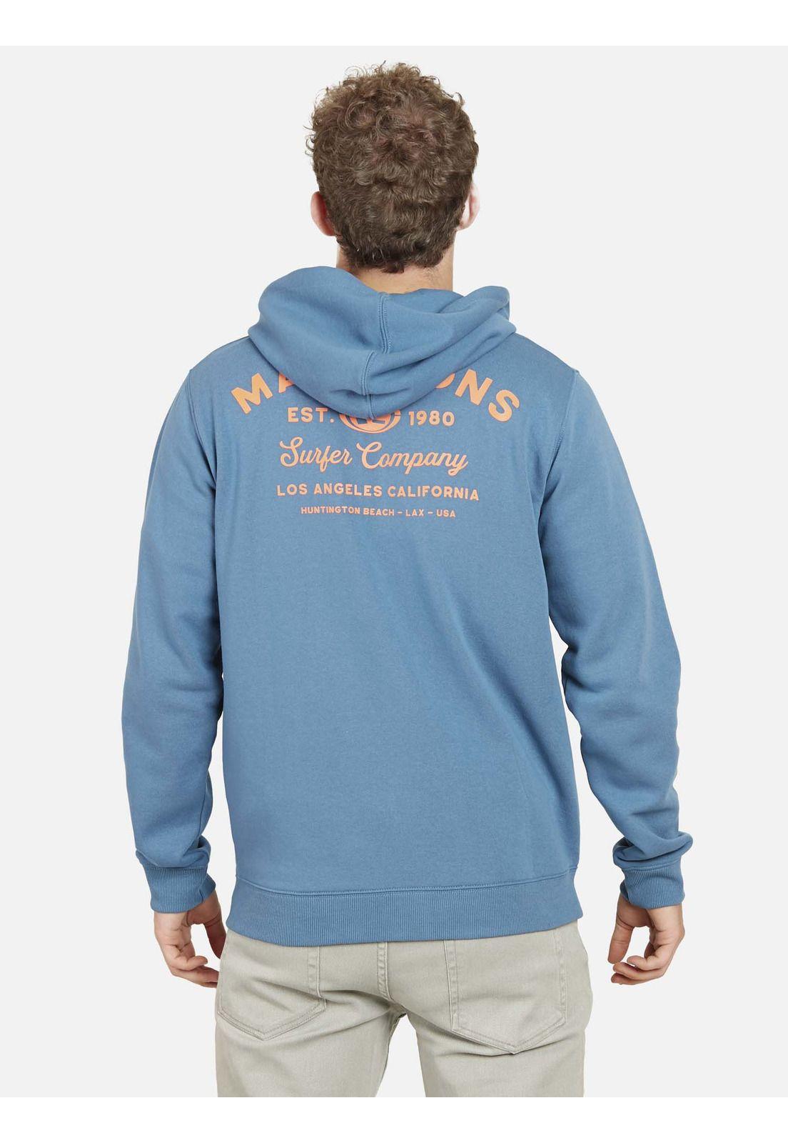 Poleron Fullzipper SURF COMPANY Hombre Azul Maui and Sons-1