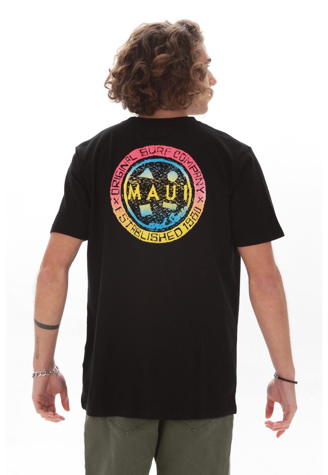 Polera M/C Basica Hombre 5P395-MV21 Negro-1