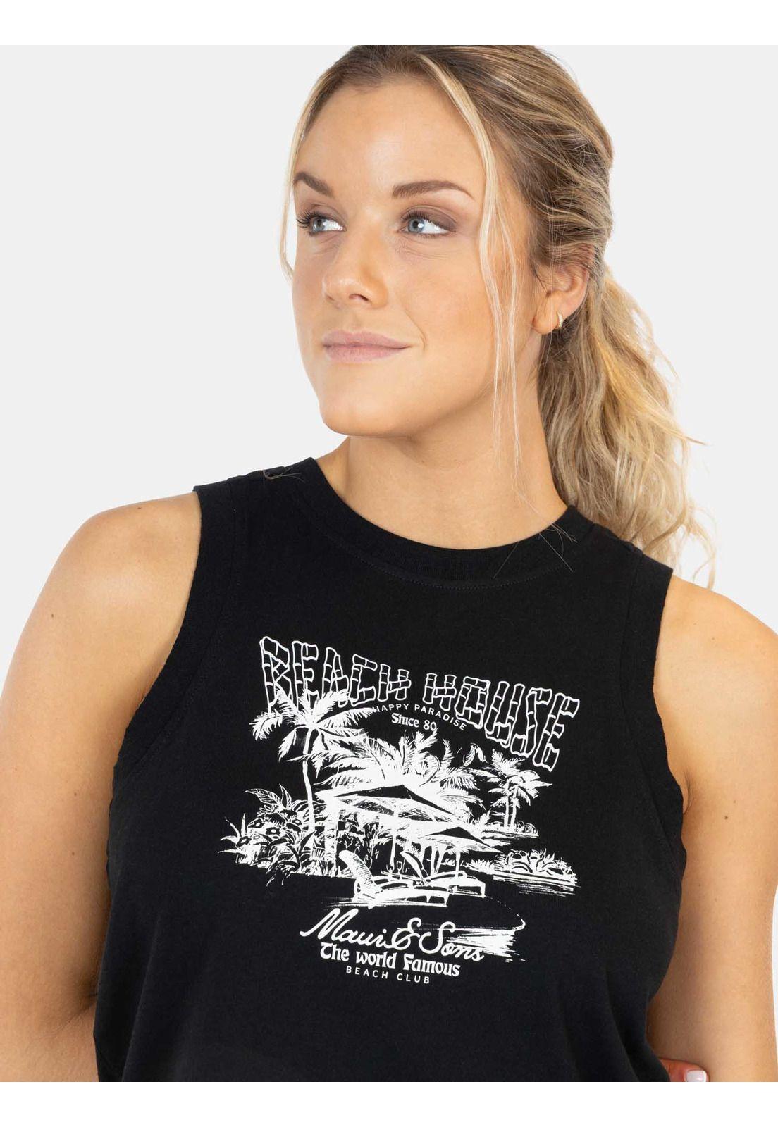 Polera SM Malu Negro Mujer Maui And Sons-2