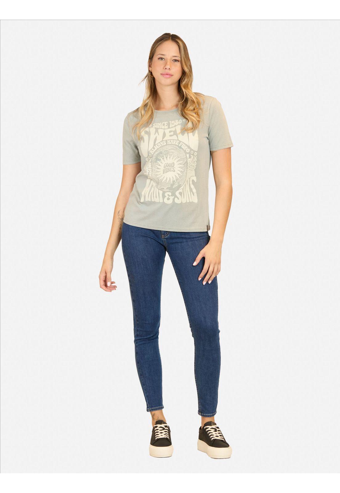 Polera MC Moana Verde Mujer Maui And Sons-3