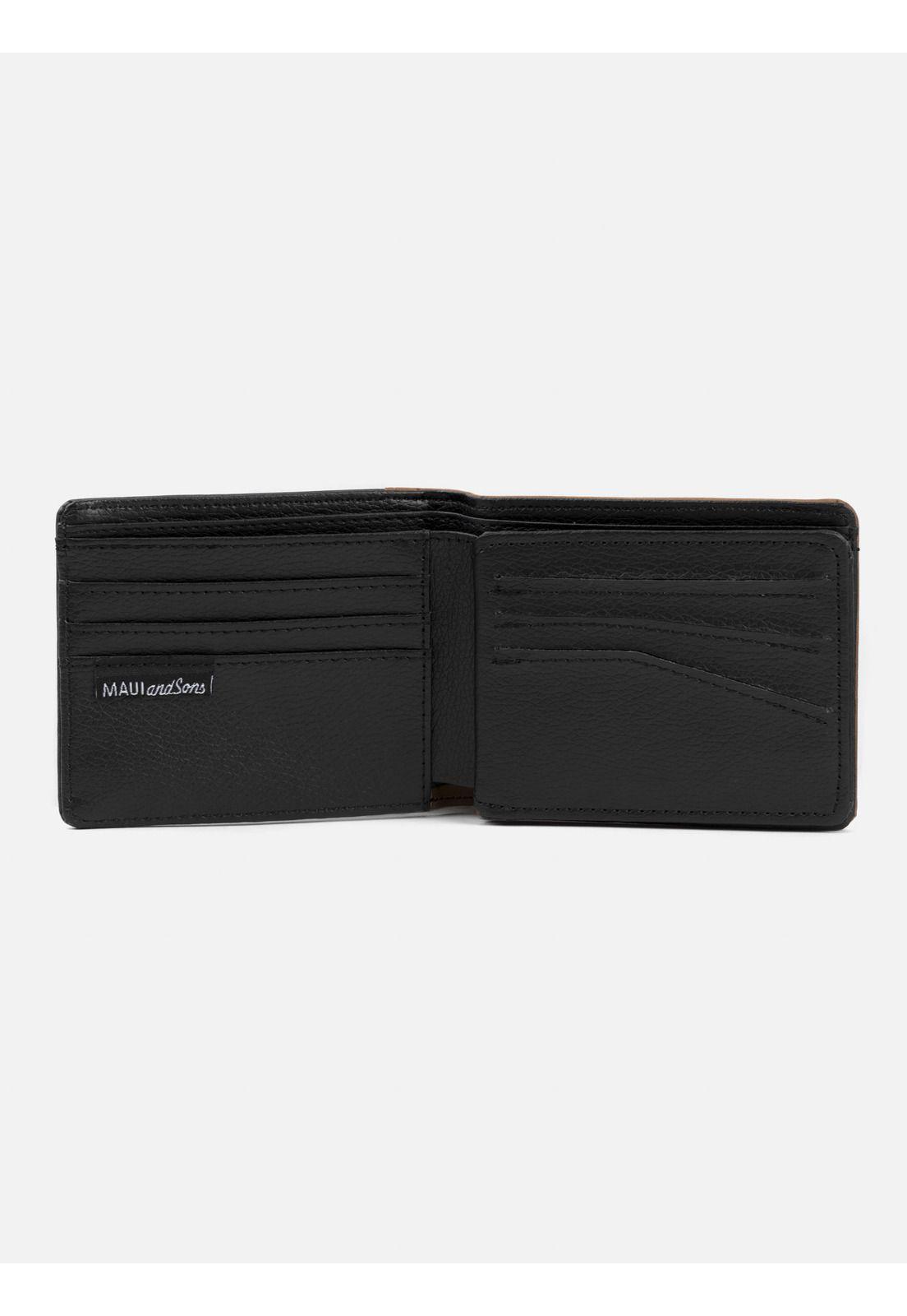 Billetera Hombre 5AB167-MT22 Negro Maui and Sons-2