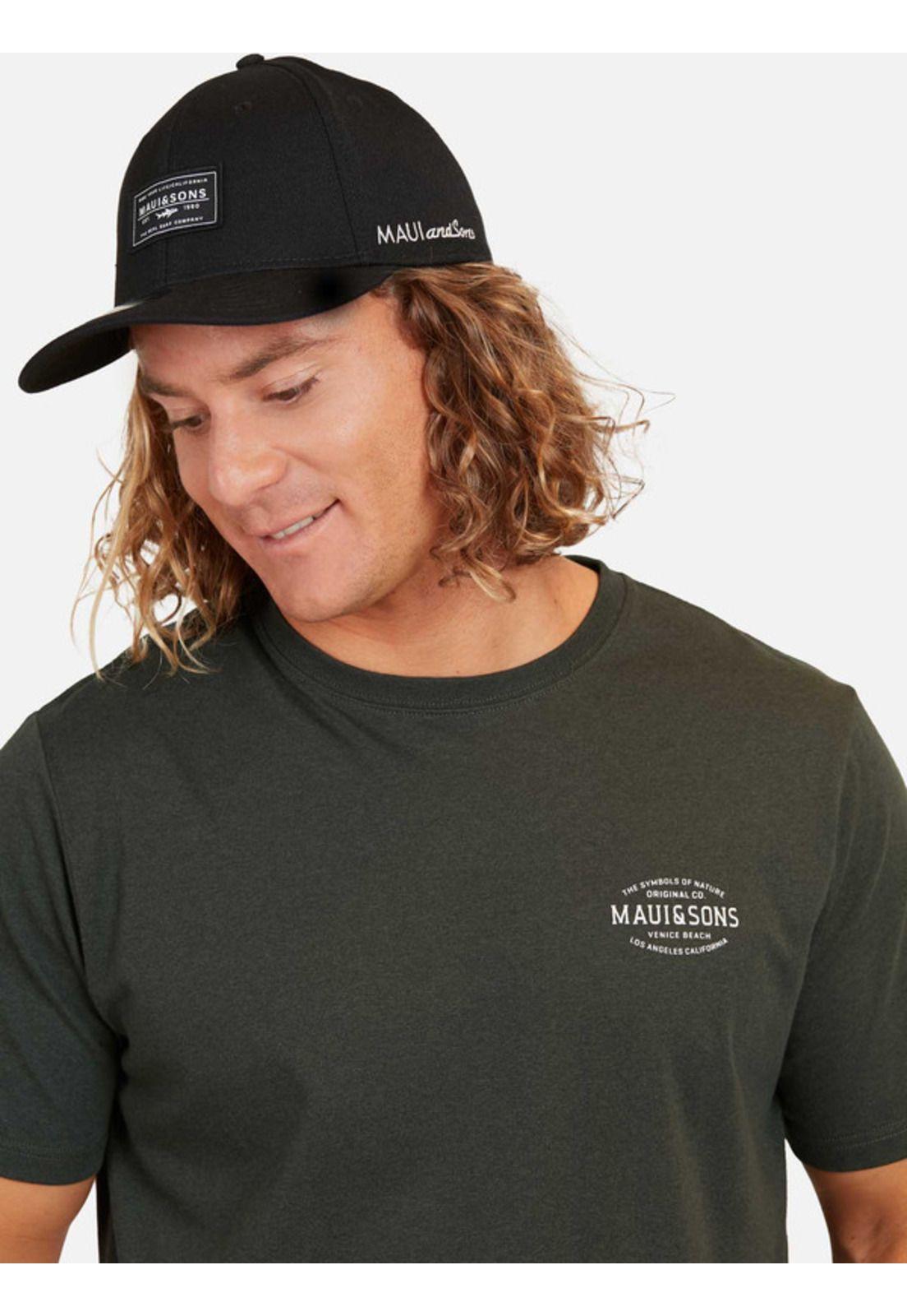 Polera Moli Maui Banner Hombre Verde Maui And Sons-2