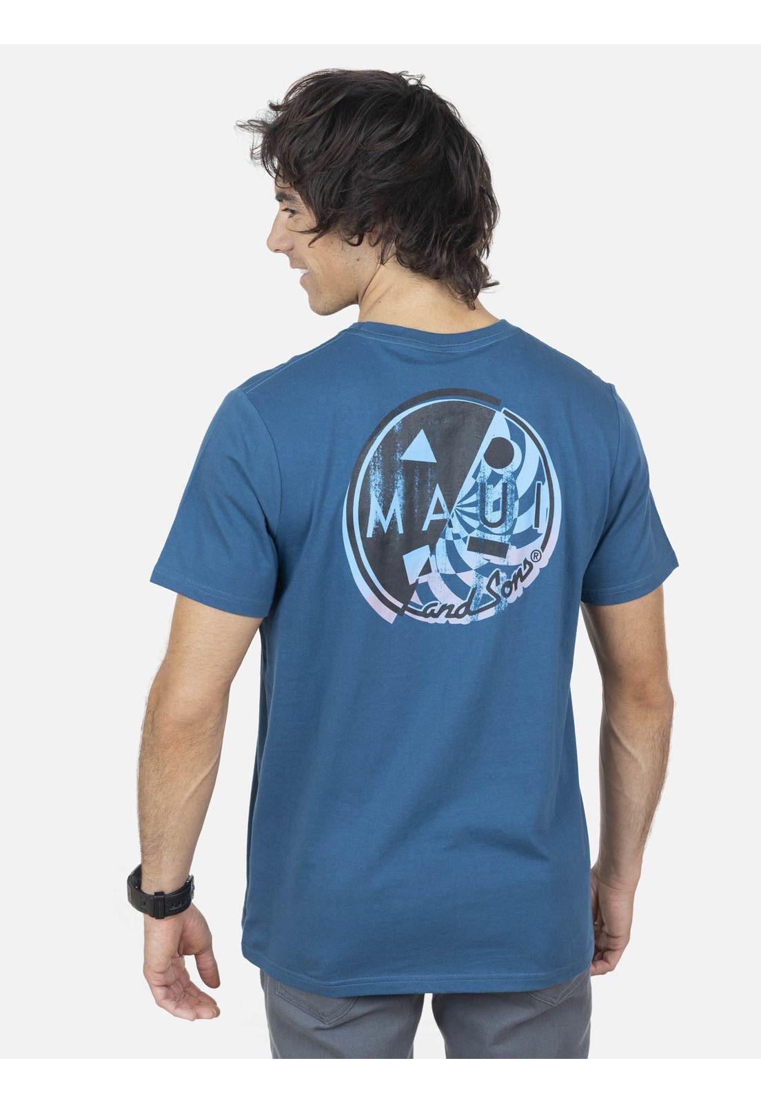 Pack Polera Billetera Hombre Azul 5AV1237-MV22 Maui And Sons-1