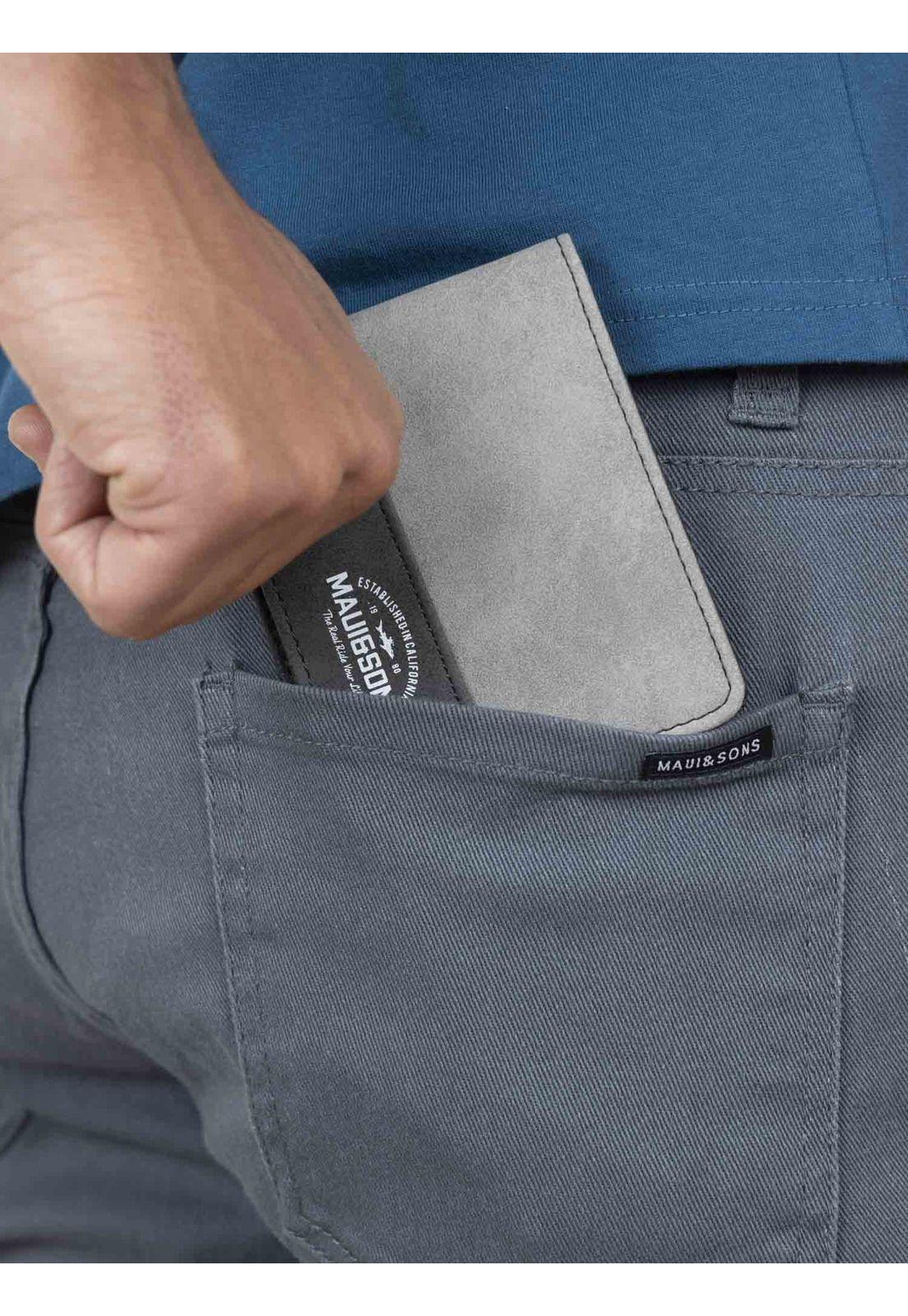 Pack Polera Billetera Hombre Azul 5AV1237-MV22 Maui And Sons-2