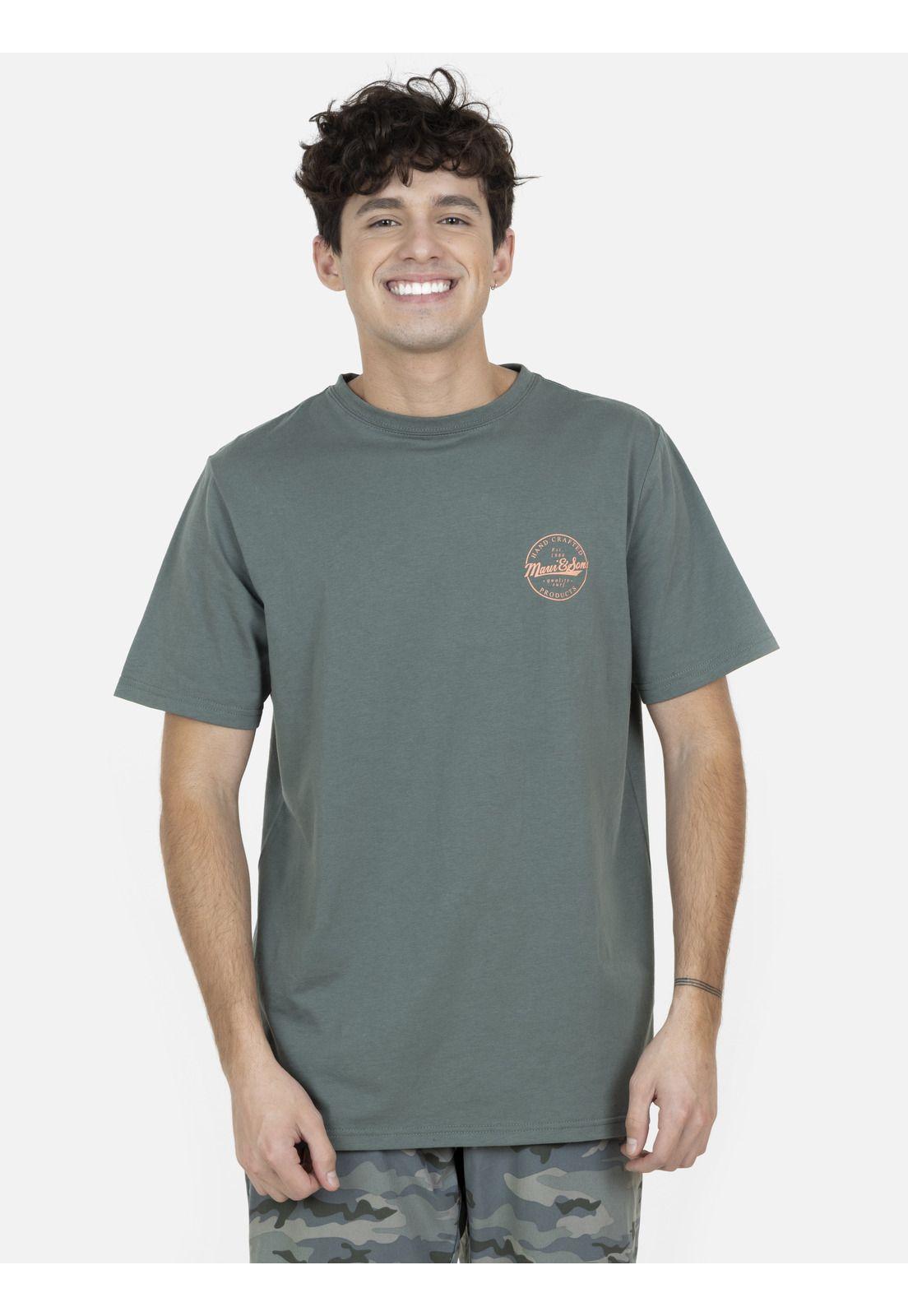 Polera  Hombre Verde 5P357-MV22 Maui And Sons-0