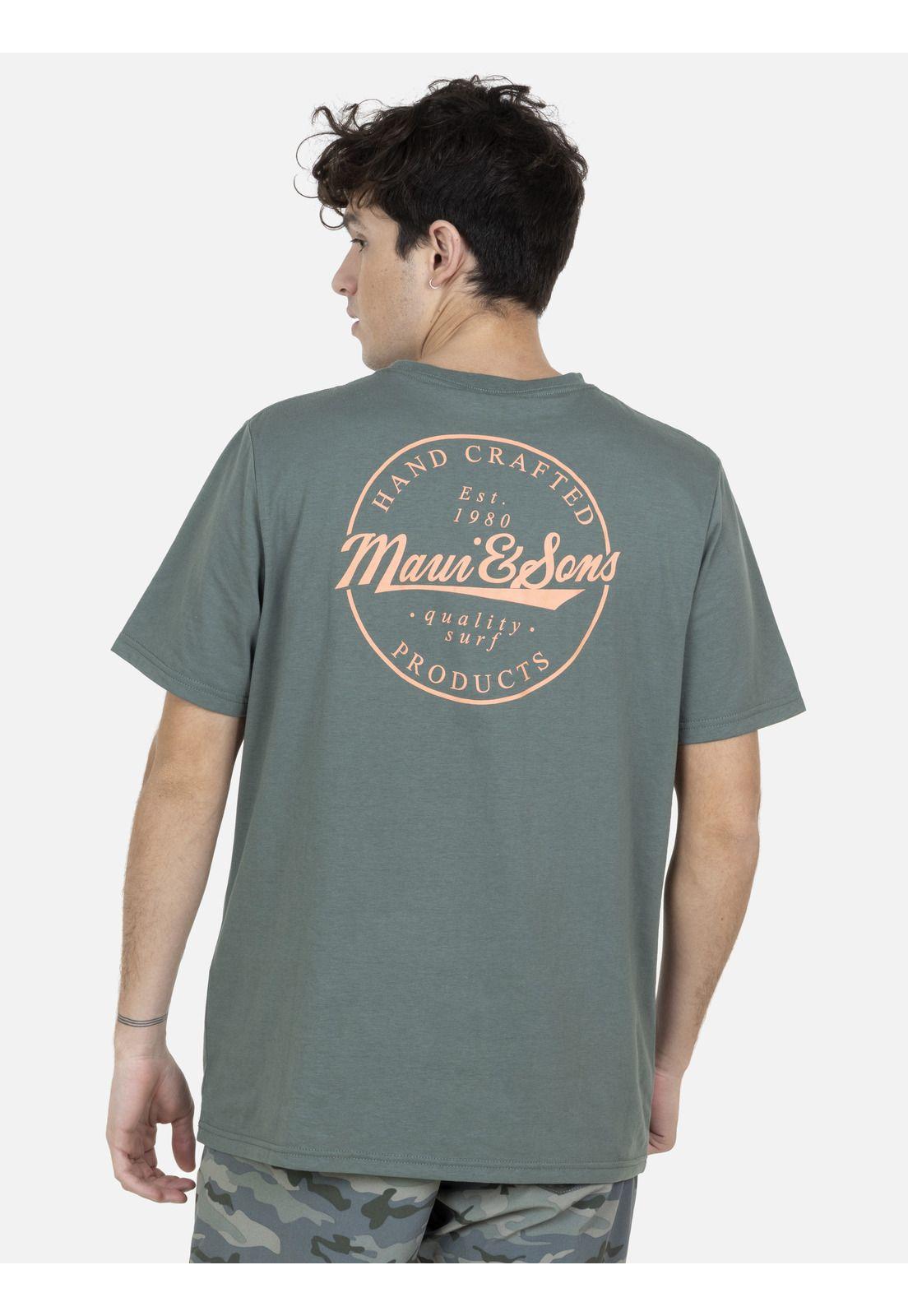 Polera  Hombre Verde 5P357-MV22 Maui And Sons-1