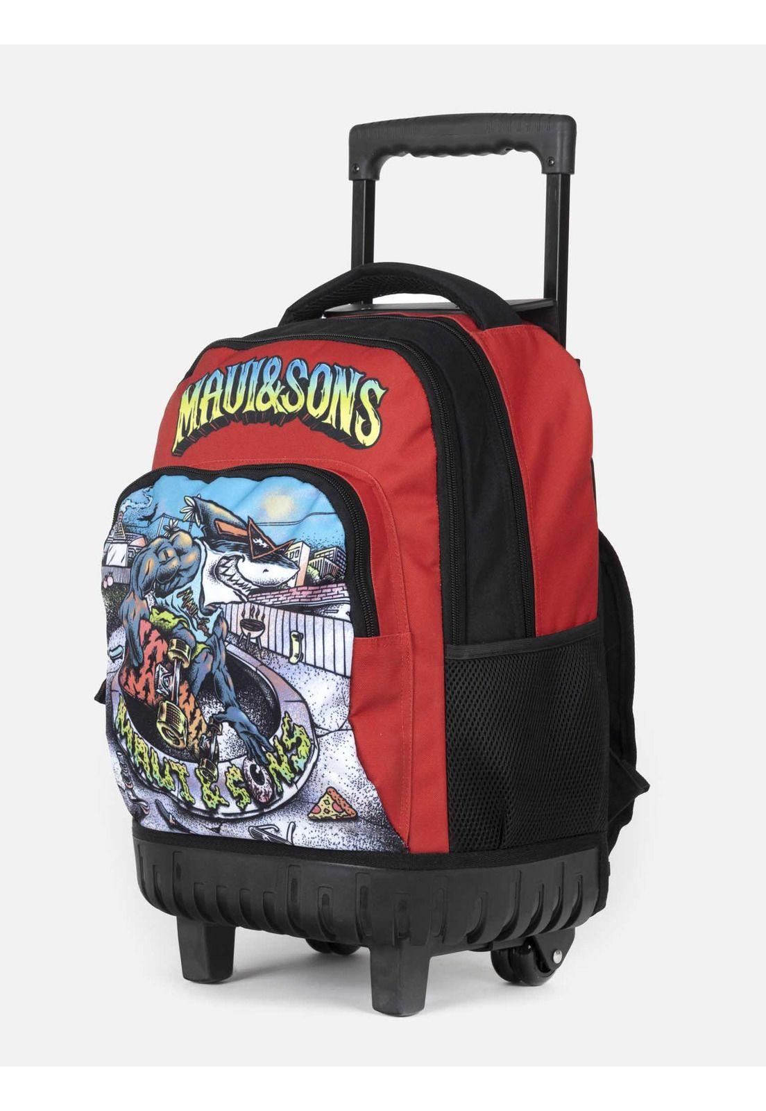 Mochila Escolar Hombre 5P1304-MI22 Rojo Maui and Sons-3