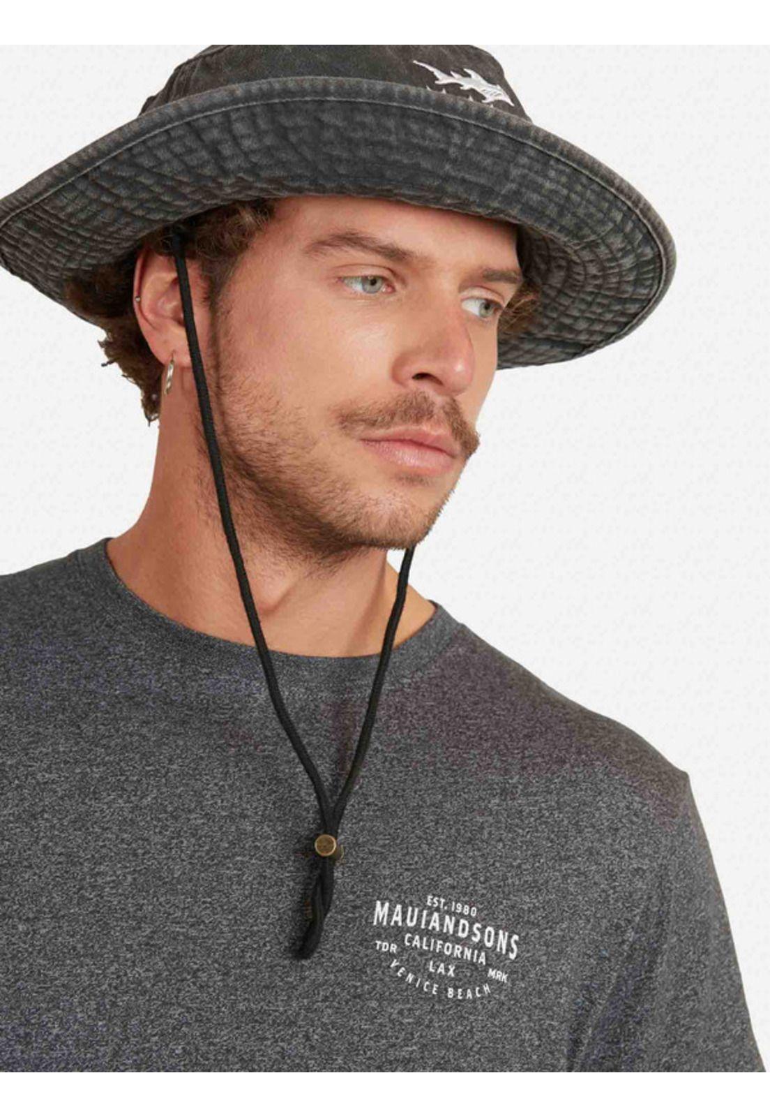 Polera Symbol Nature 10 Hombre Gris Maui And Sons-2