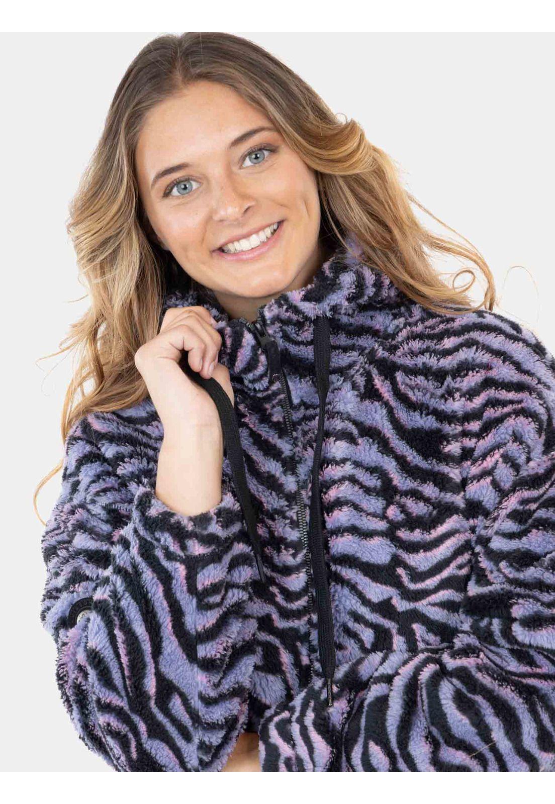 Poleron Chiporro Vanessa Sherpa Multicolor Mujer Maui And Sons-2