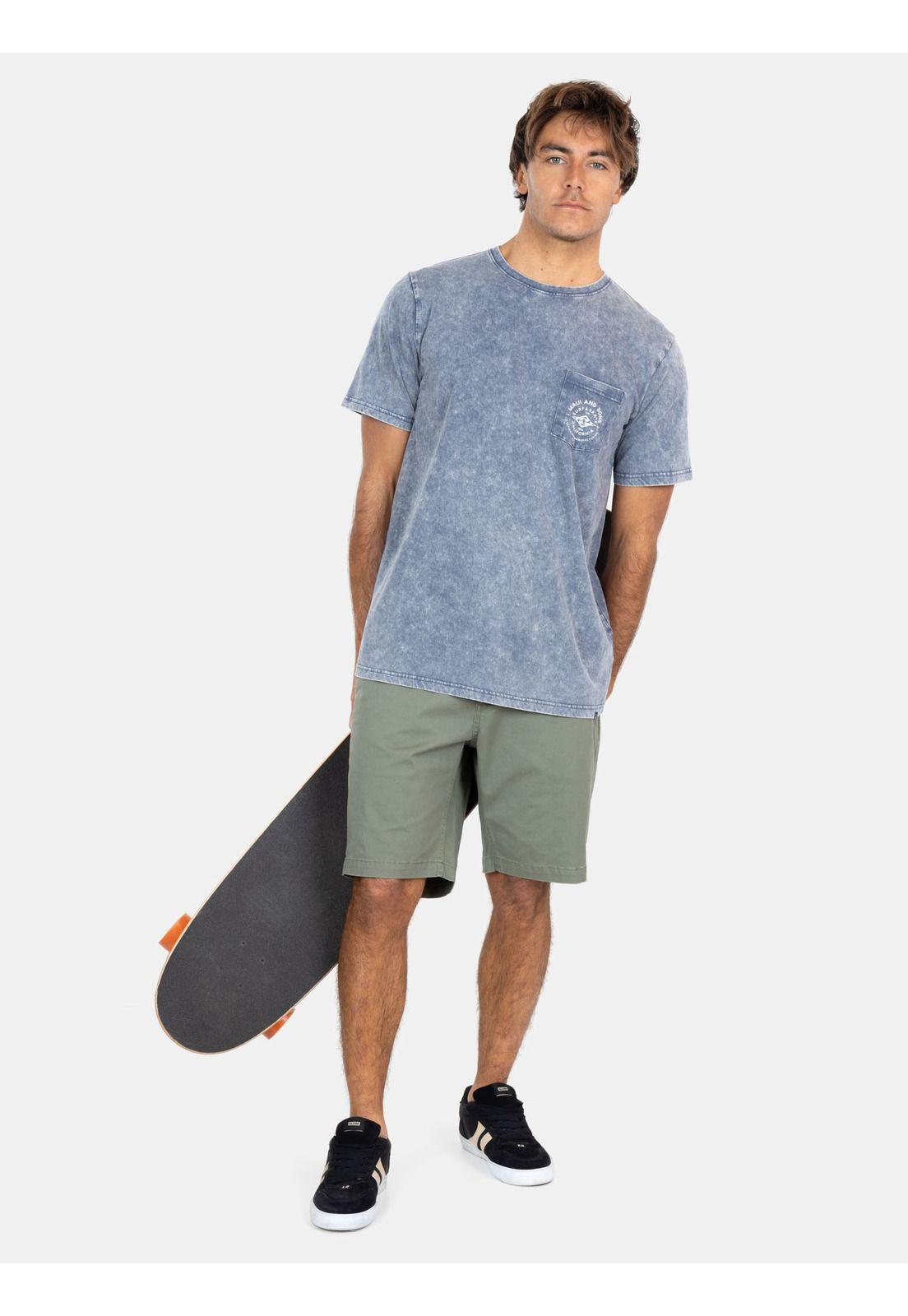Polera MC Pigm Stry Azul Hombre Maui And Sons-3