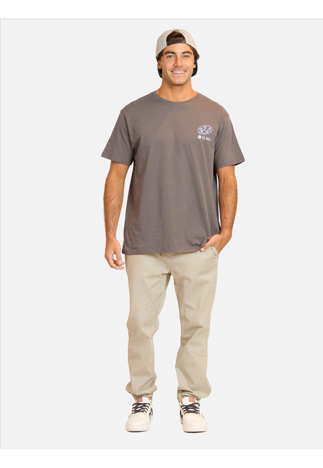 Polera MC Biqel Gris Hombre Maui And Sons-3
