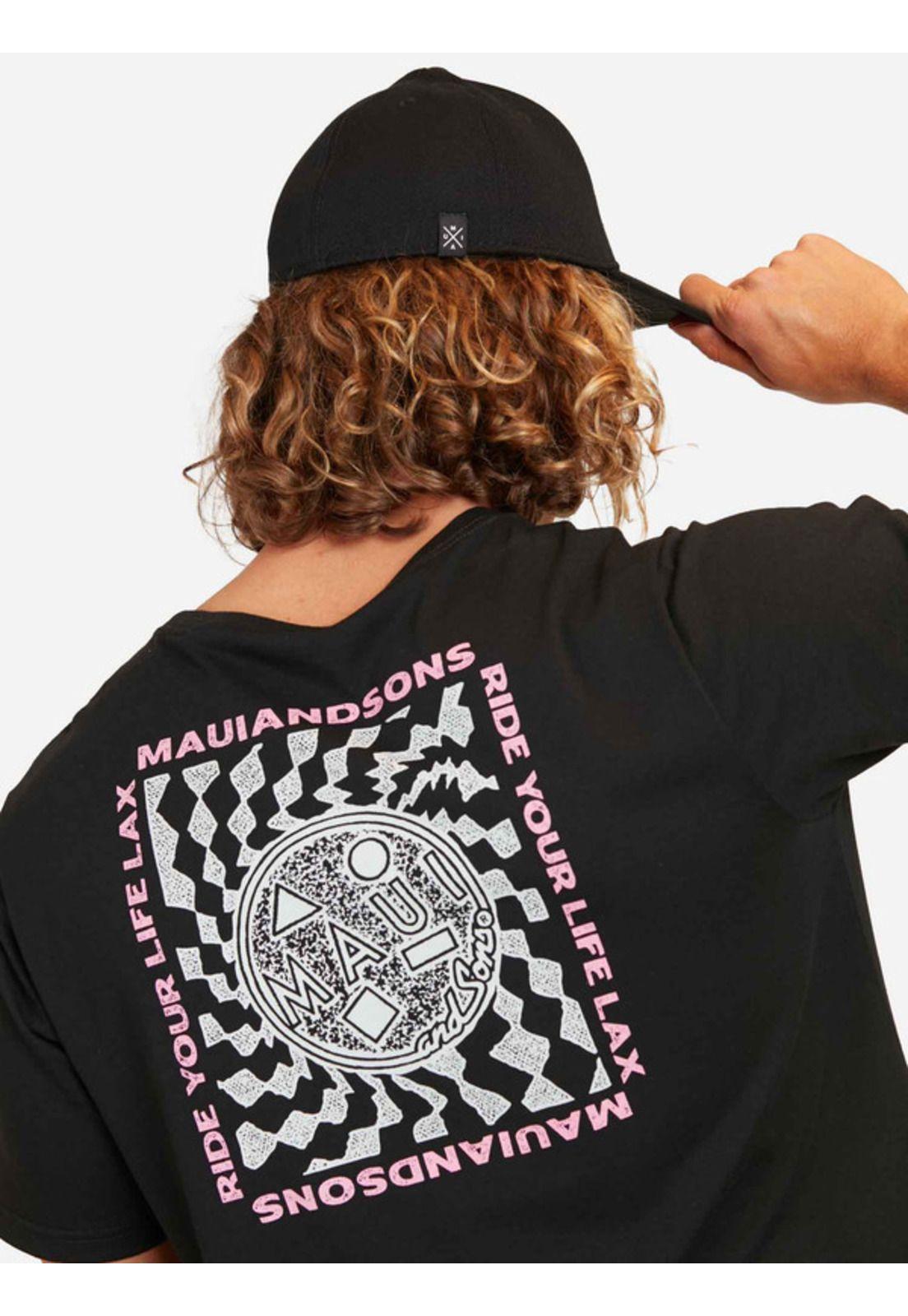 Polera Cookie Madness Ss Tee Hombre Negro Maui And Sons-2