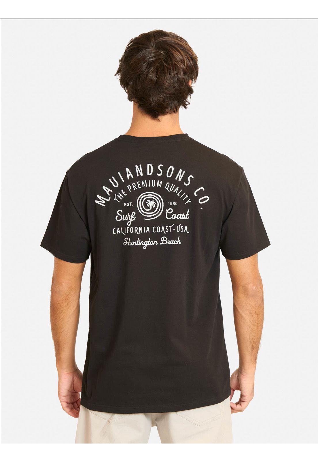 Polera MC Tivarix Negro Hombre Maui And Sons-1