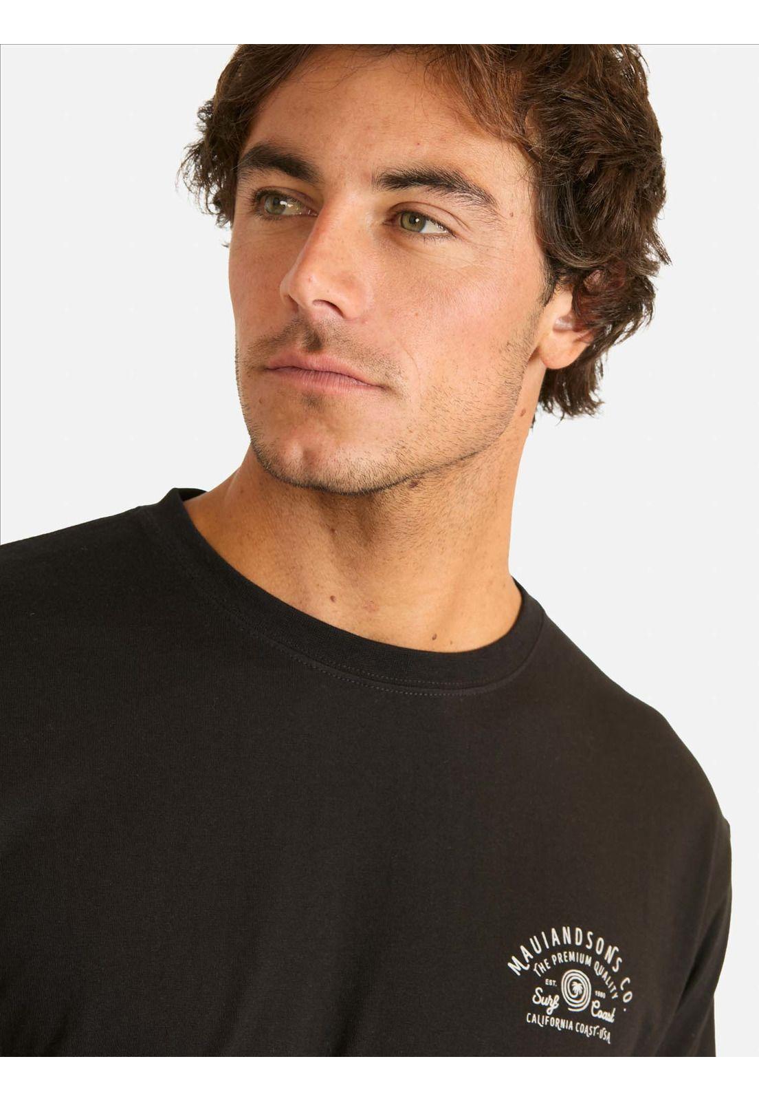 Polera MC Tivarix Negro Hombre Maui And Sons-2