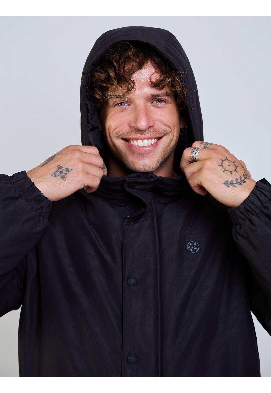 Chaqueta Jumpy Negro Hombre Maui And Sons-3