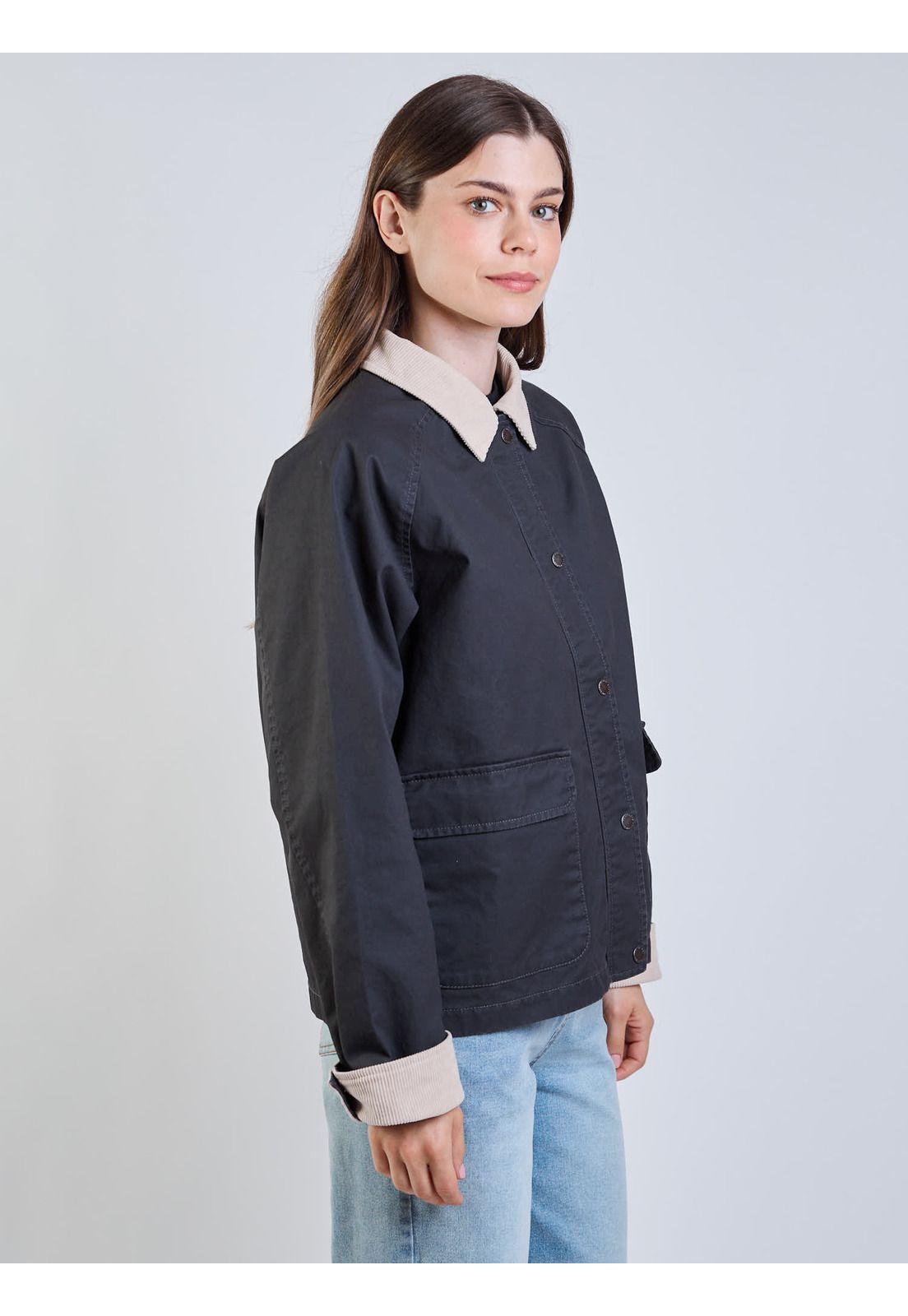 Chaqueta Poppa Gris Mujer Maui And Sons-2