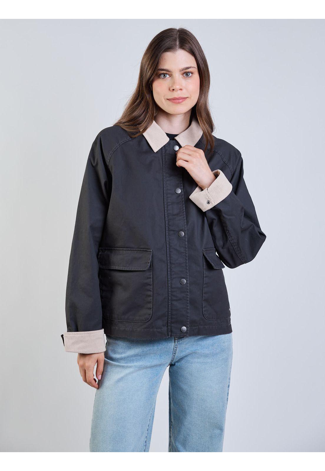 Chaqueta Poppa Gris Mujer Maui And Sons-5