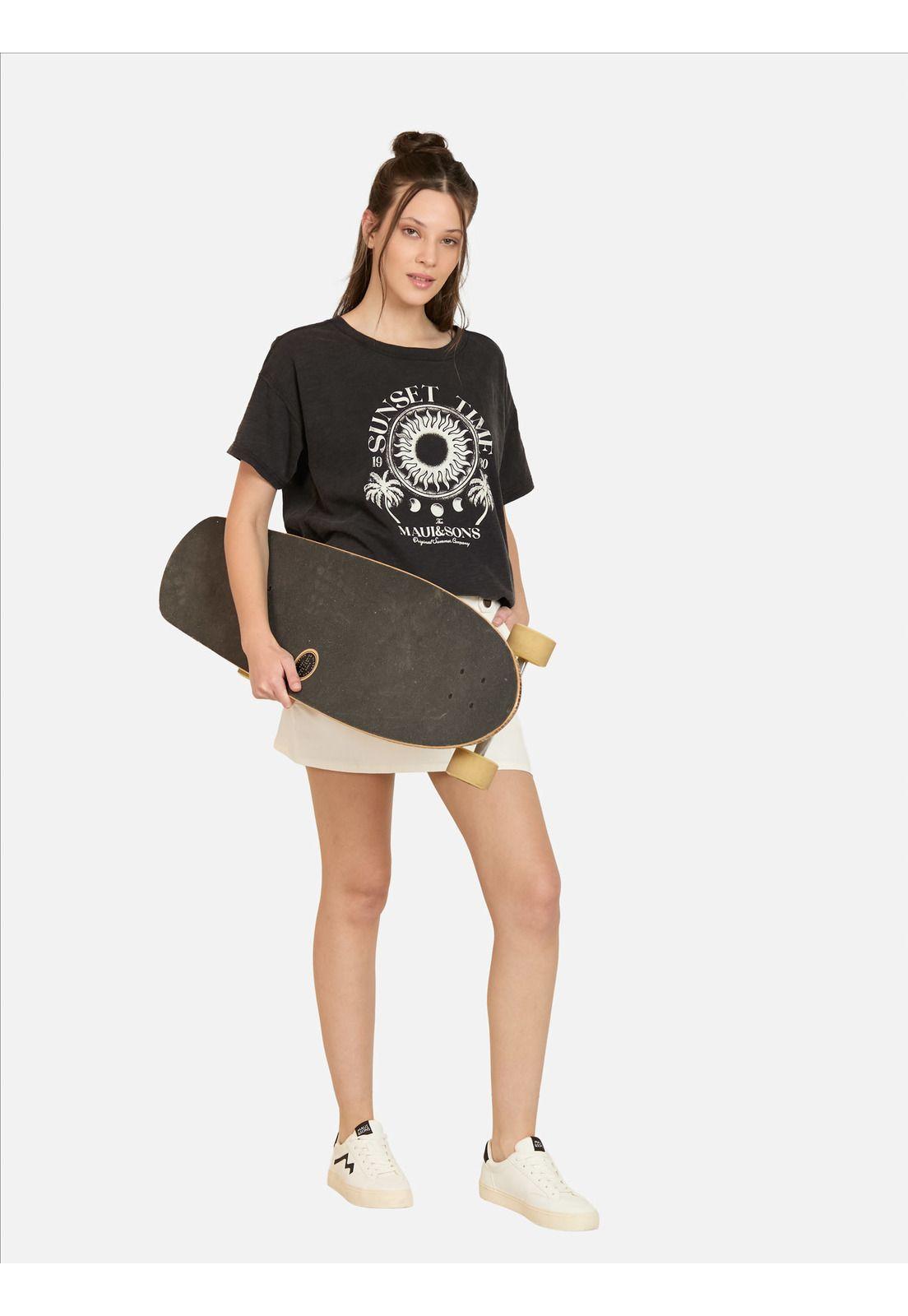 Polera MC Sirene Negro Mujer Maui And Sons-3