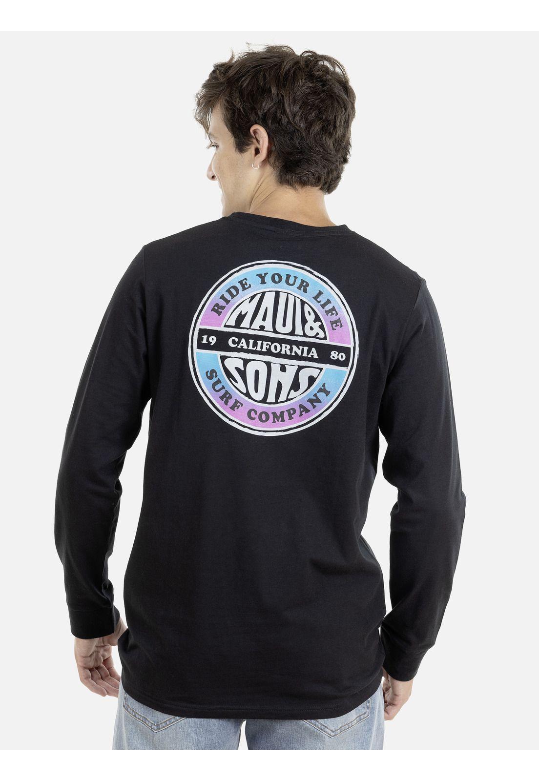 Polera M/L Hombre Maui 5P414-MI21 Negro-1