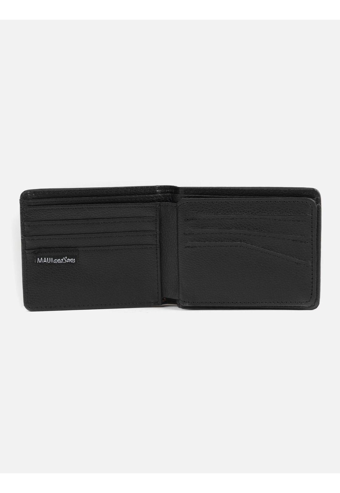 Billetera Hombre 5AB169-MT22 Negro Maui and Sons-2