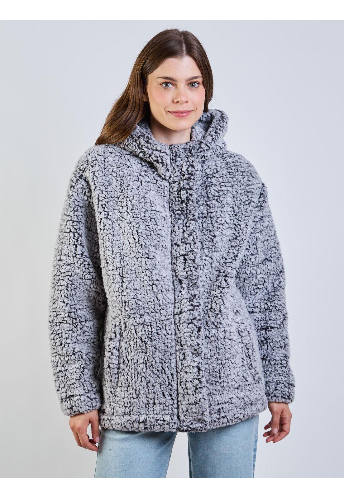 Poleron Chiporro Soybean Gris Mujer Maui And Sons-0