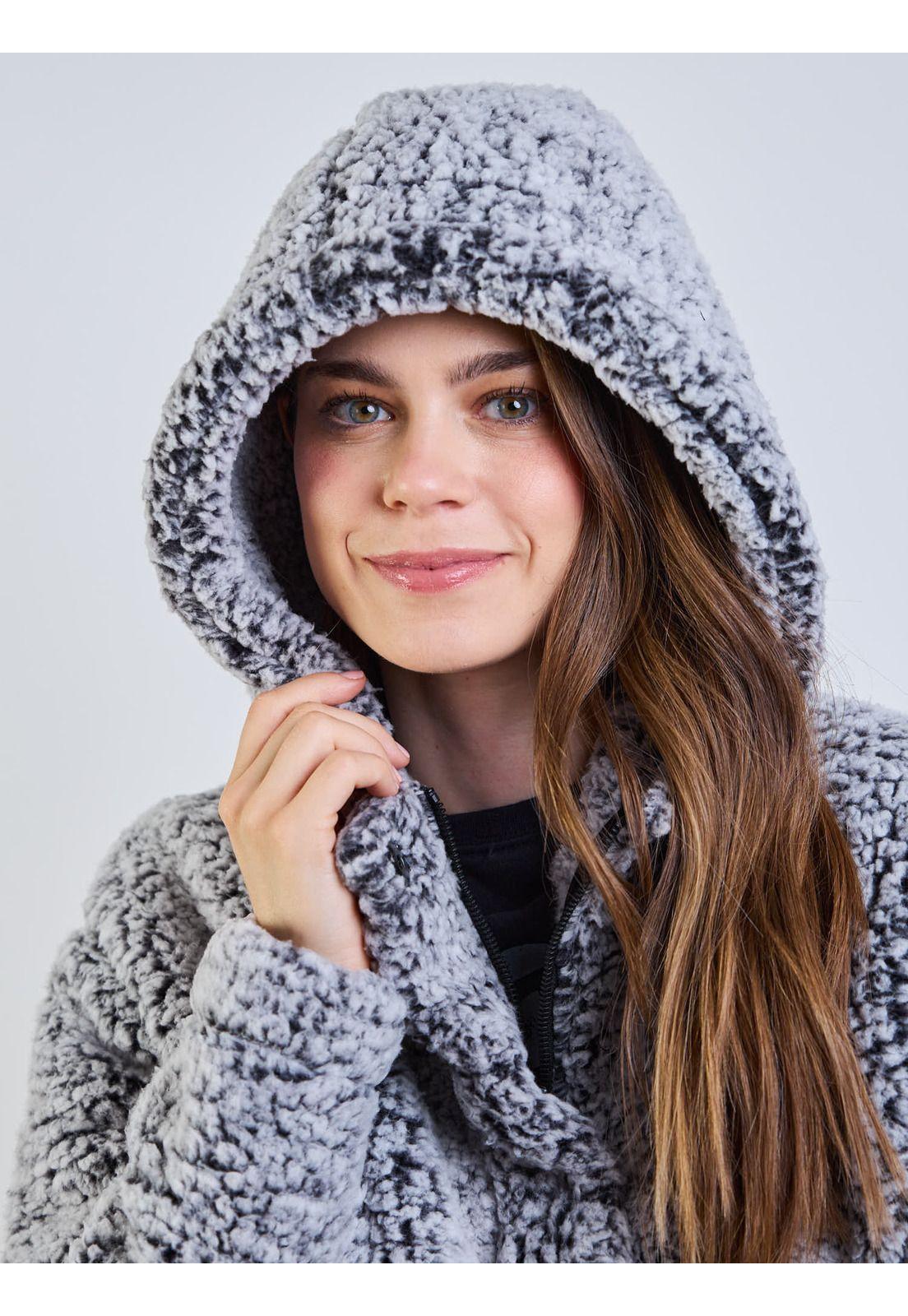 Poleron Chiporro Soybean Gris Mujer Maui And Sons-3