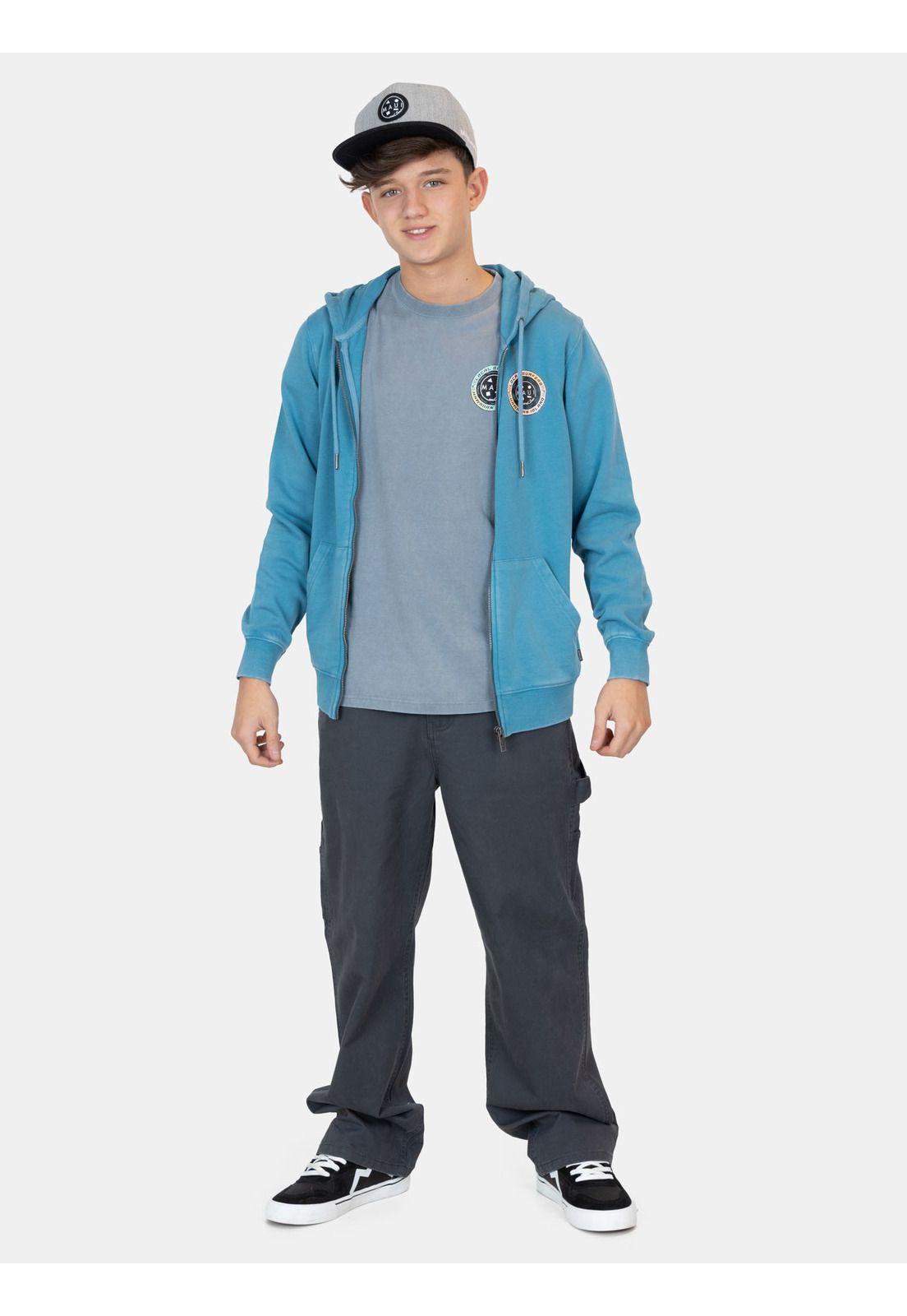 Poleron FZ  Oralia Celeste Infantil Maui And Sons-3