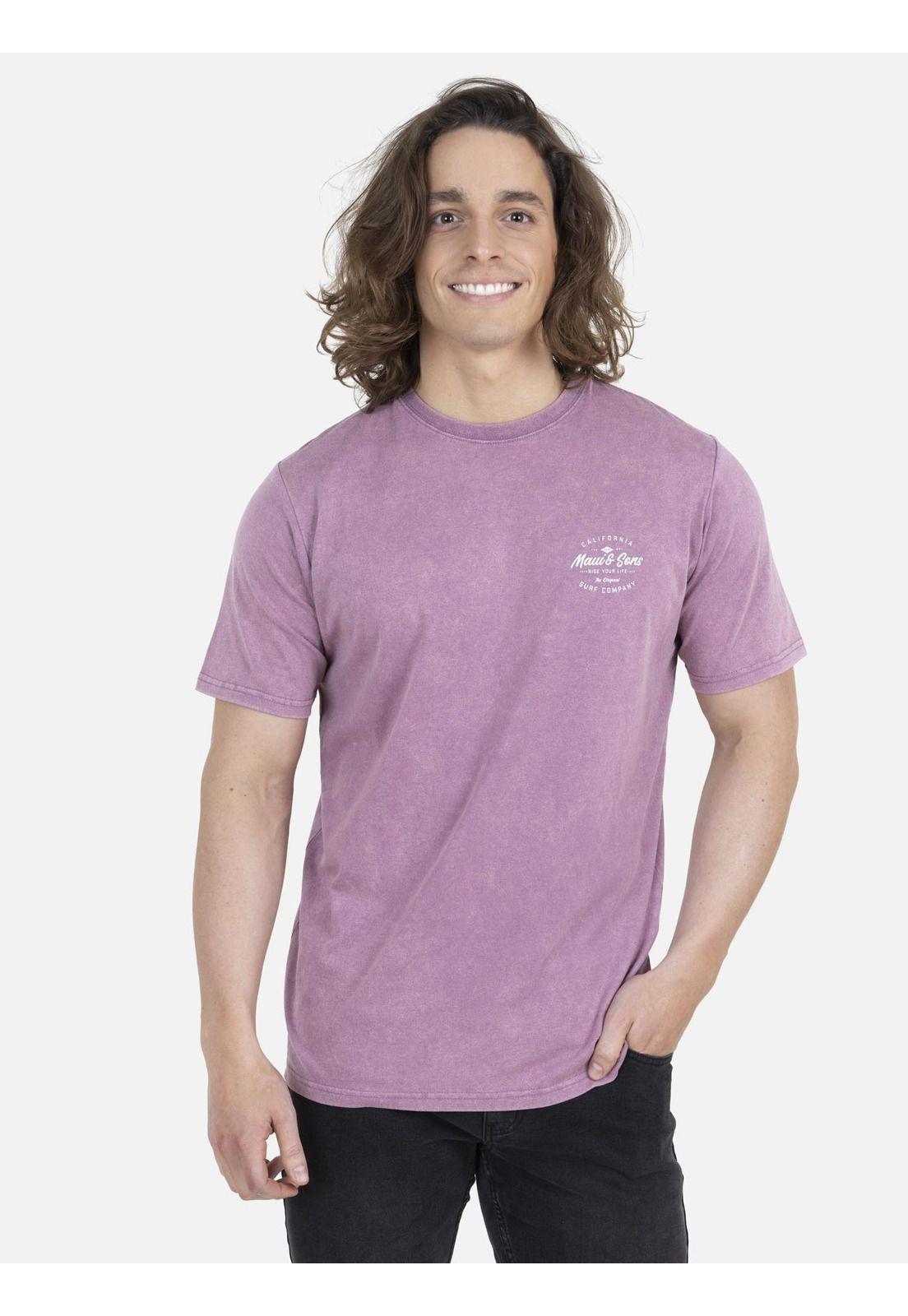 Polera Hombre 5P385-MV22 Burdeo Maui and Sons-0