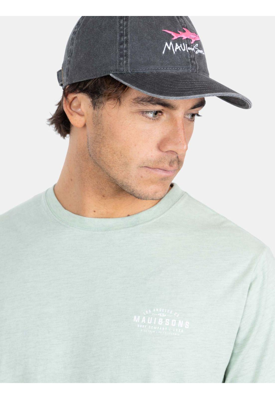 Polera MC Mel. Global Verde Hombre Maui And Sons-3