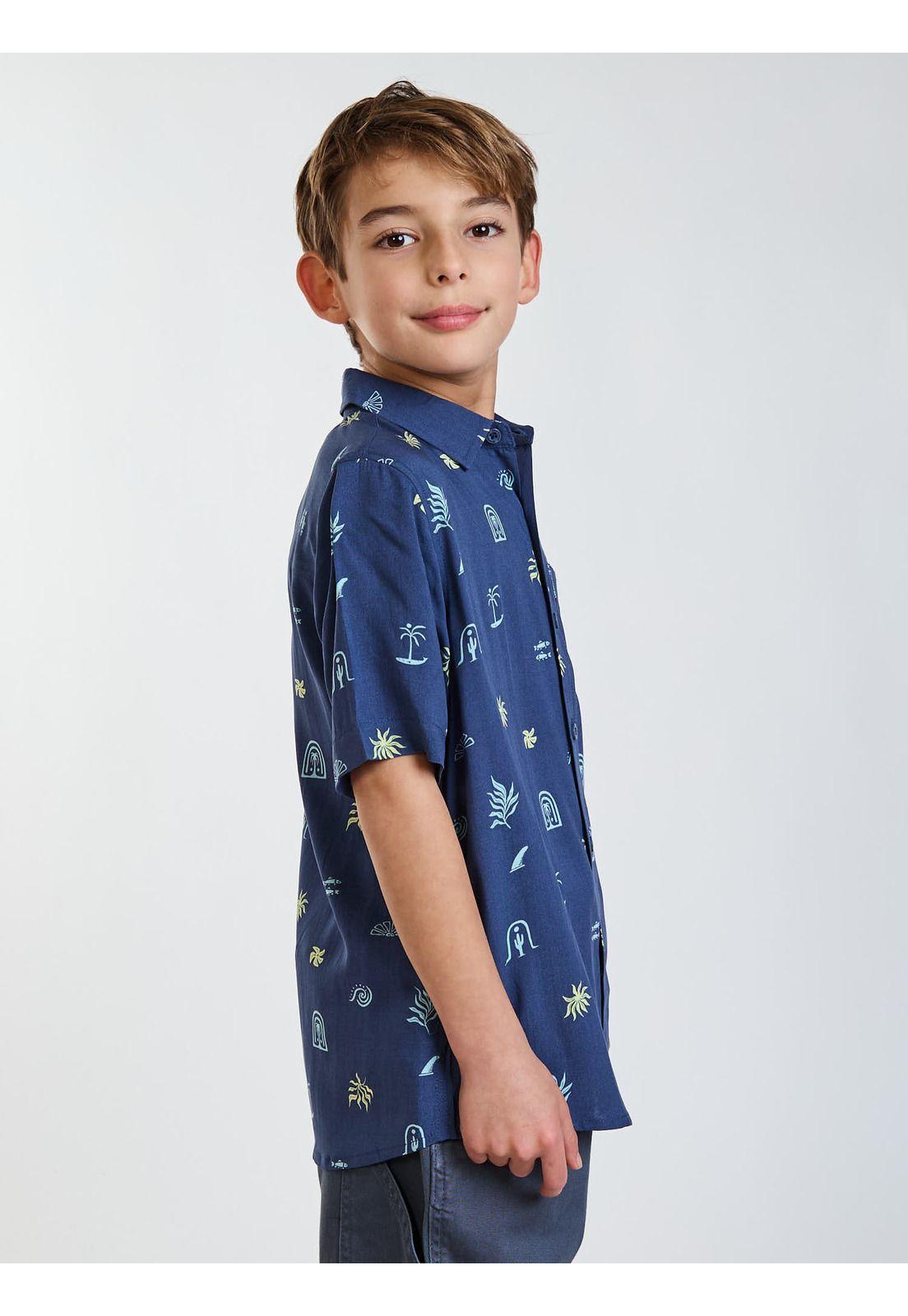 Camisa MC Rippy Multicolor Infantil Maui and Sons-2