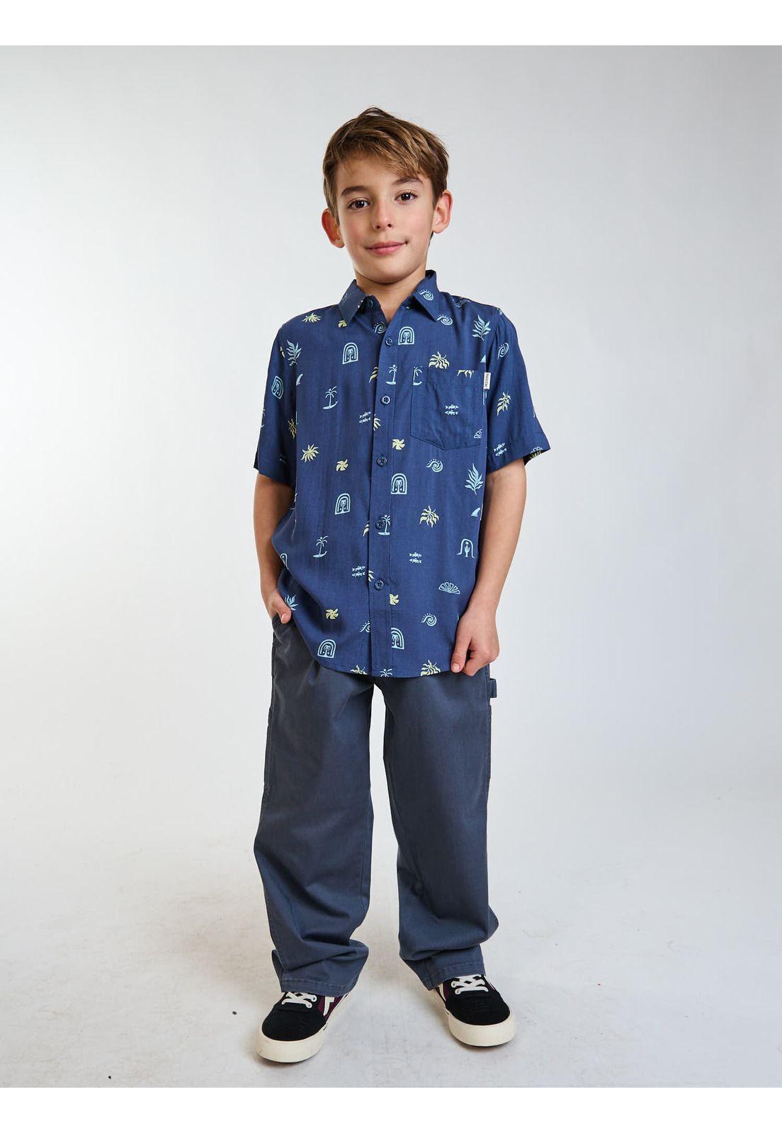 Camisa MC Rippy Multicolor Infantil Maui and Sons-6