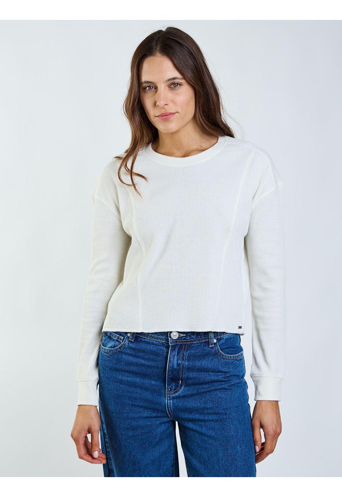 Polera ML Neli Beige Mujer Maui and Sons-5