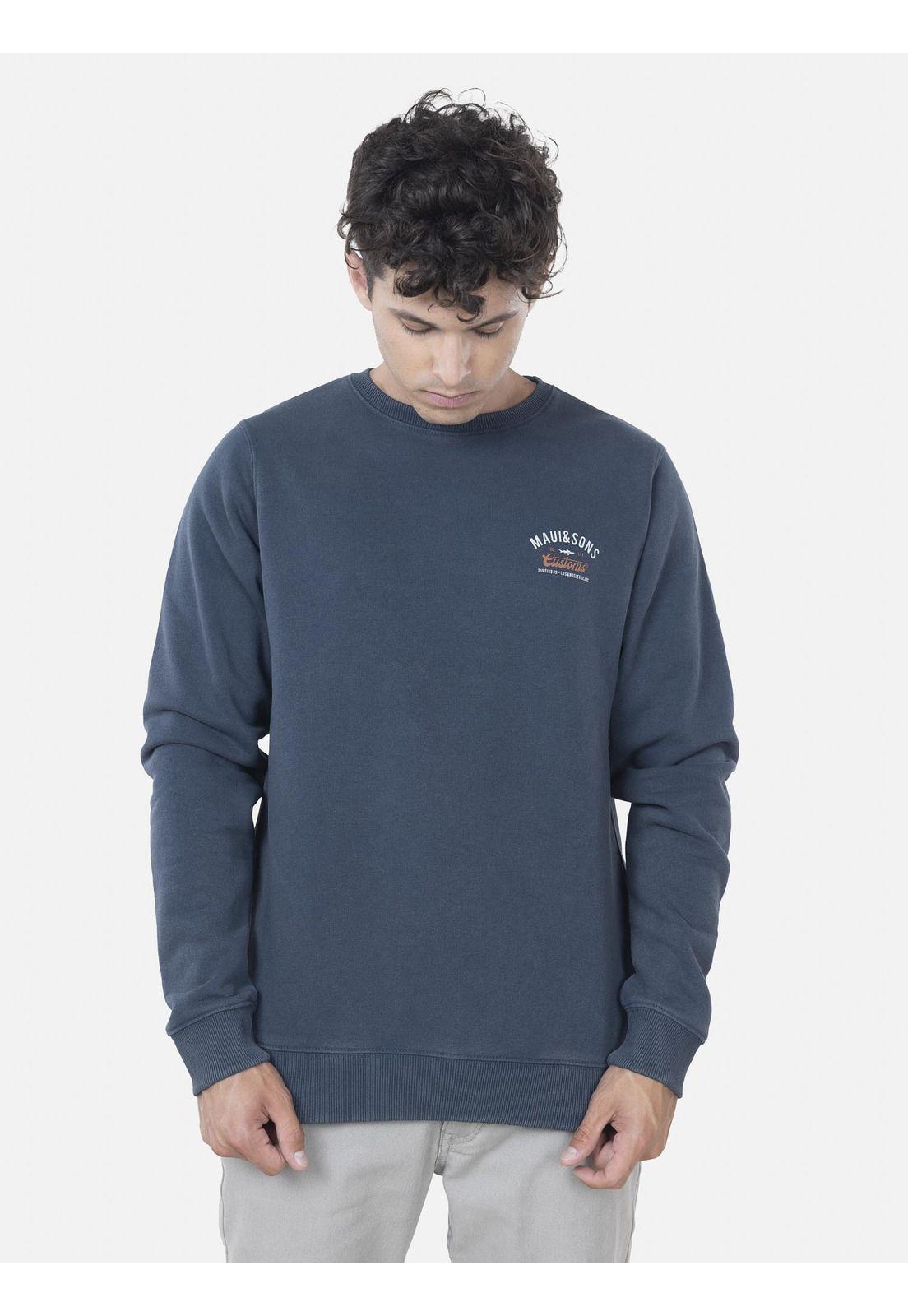 Poleron CR Hombre 5O1034-MI22 Azul Maui and Sons-0