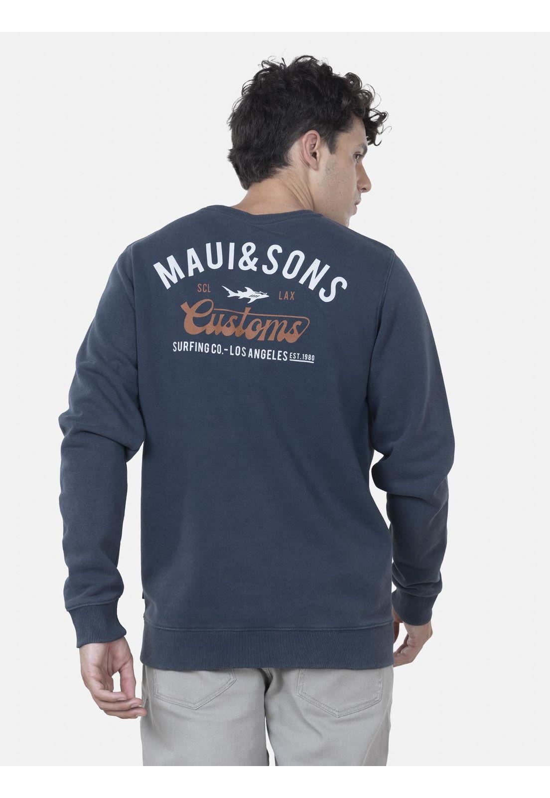 Poleron CR Hombre 5O1034-MI22 Azul Maui and Sons-1