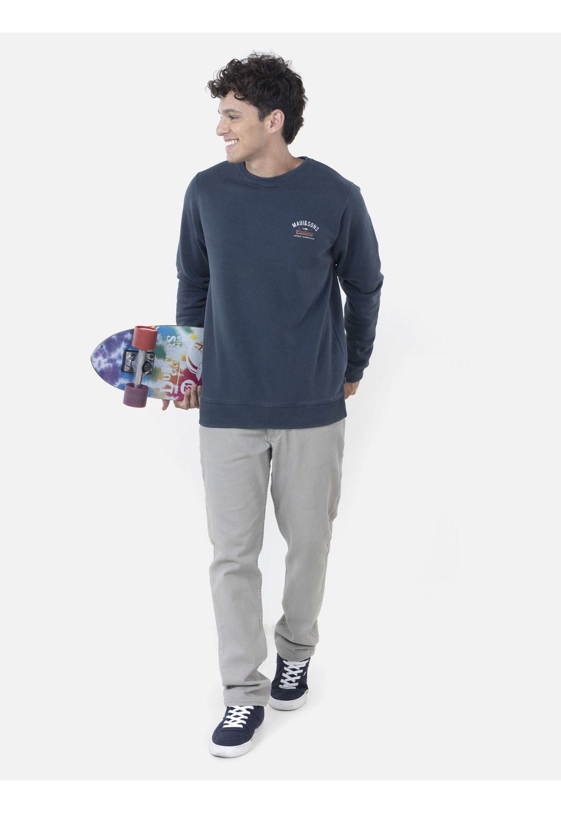 Poleron CR Hombre 5O1034-MI22 Azul Maui and Sons-3