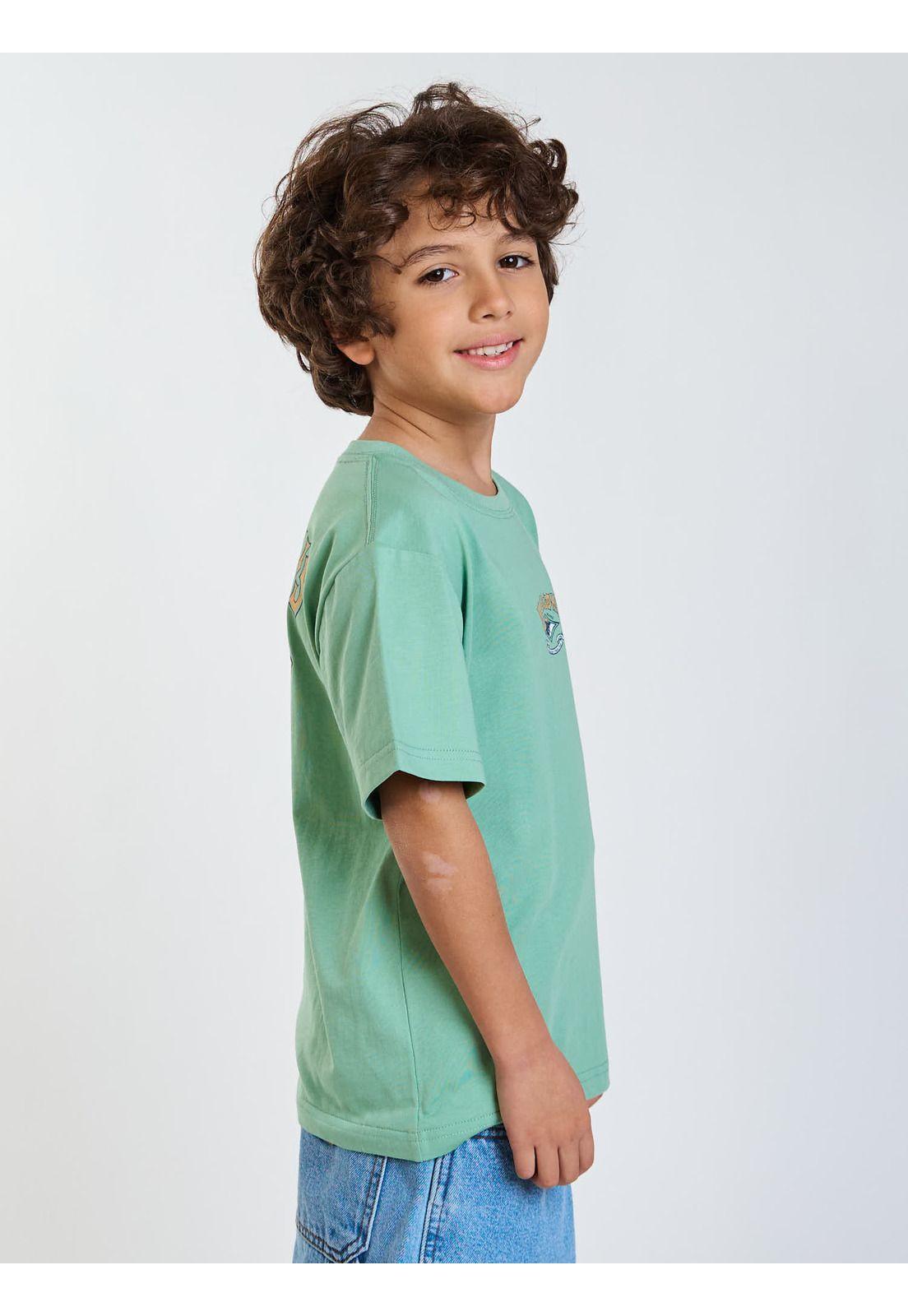 Polera MC Venice Verde Infantil Maui and Sons-2