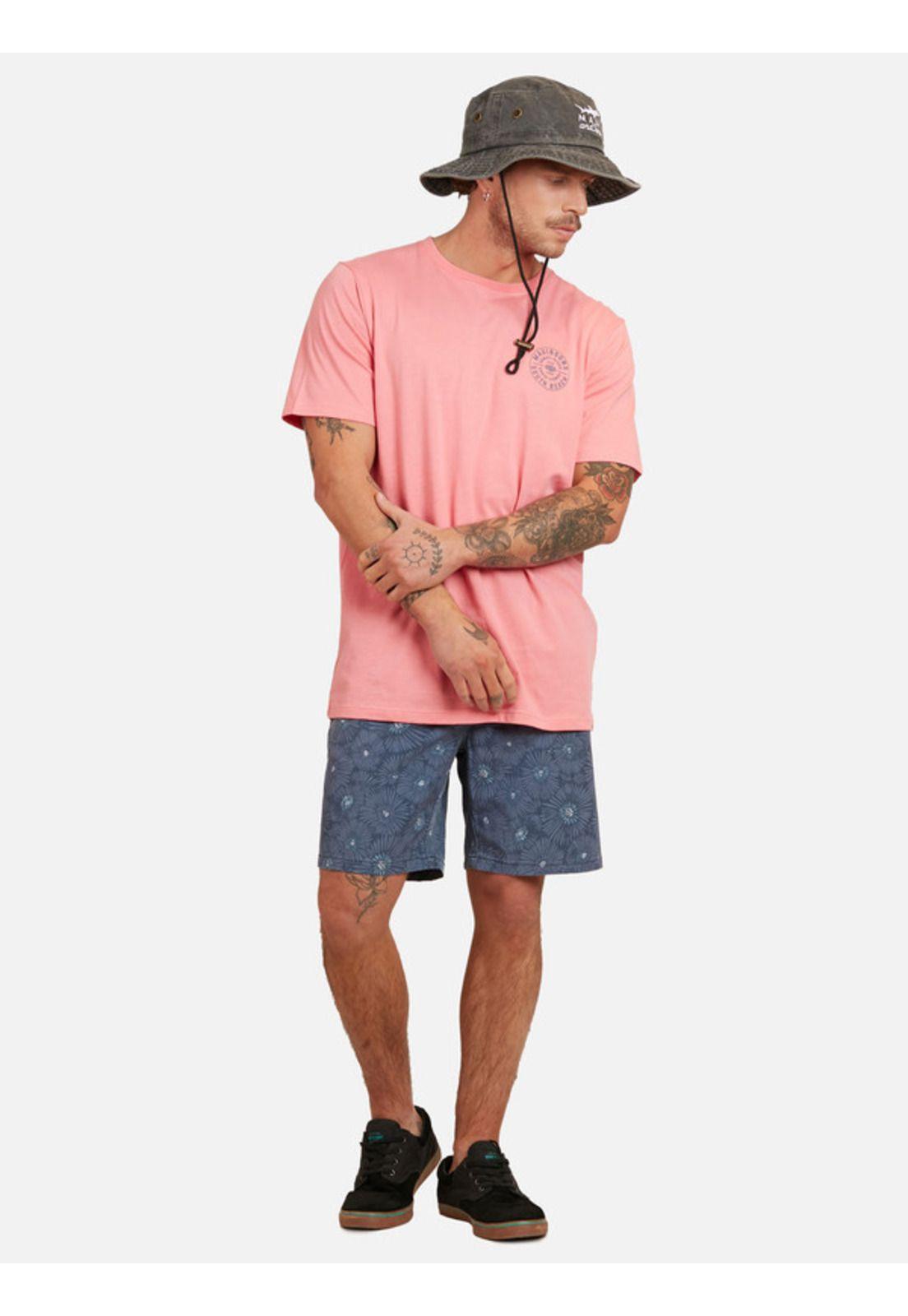 Polera Maui Surf Trip Ss Tee Hombre Rosado Maui And Sons-3