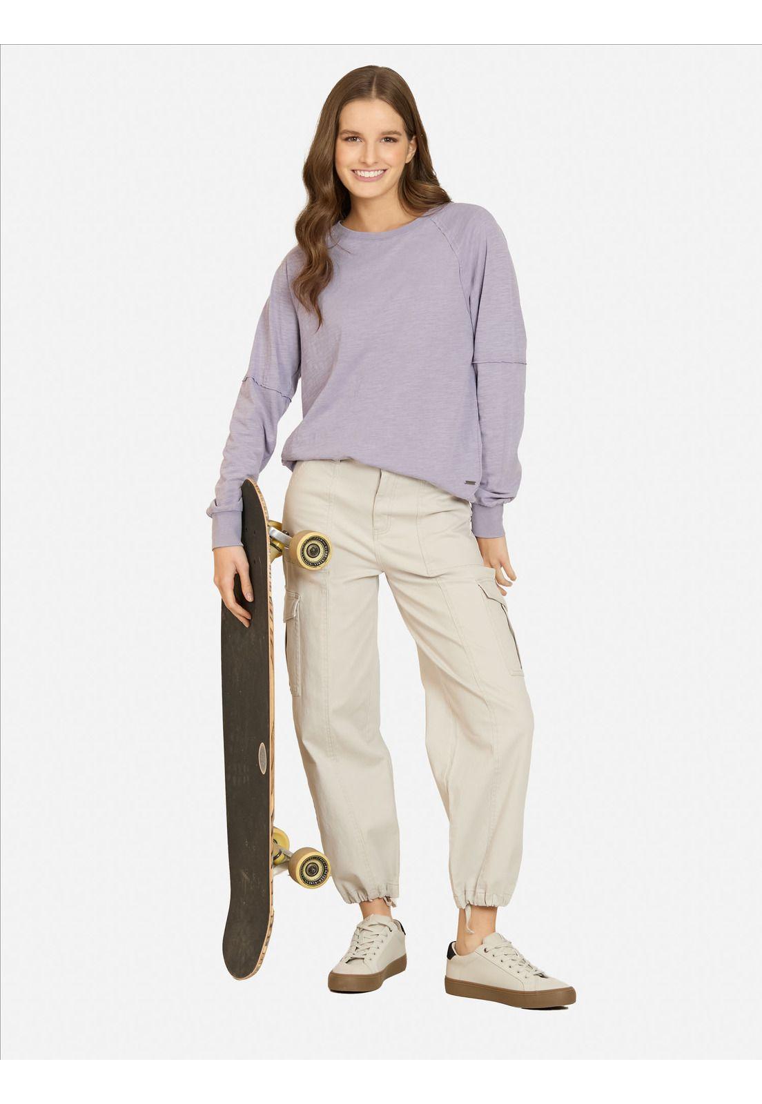 Polera ML Zephira Morado Mujer Maui And Sons-3