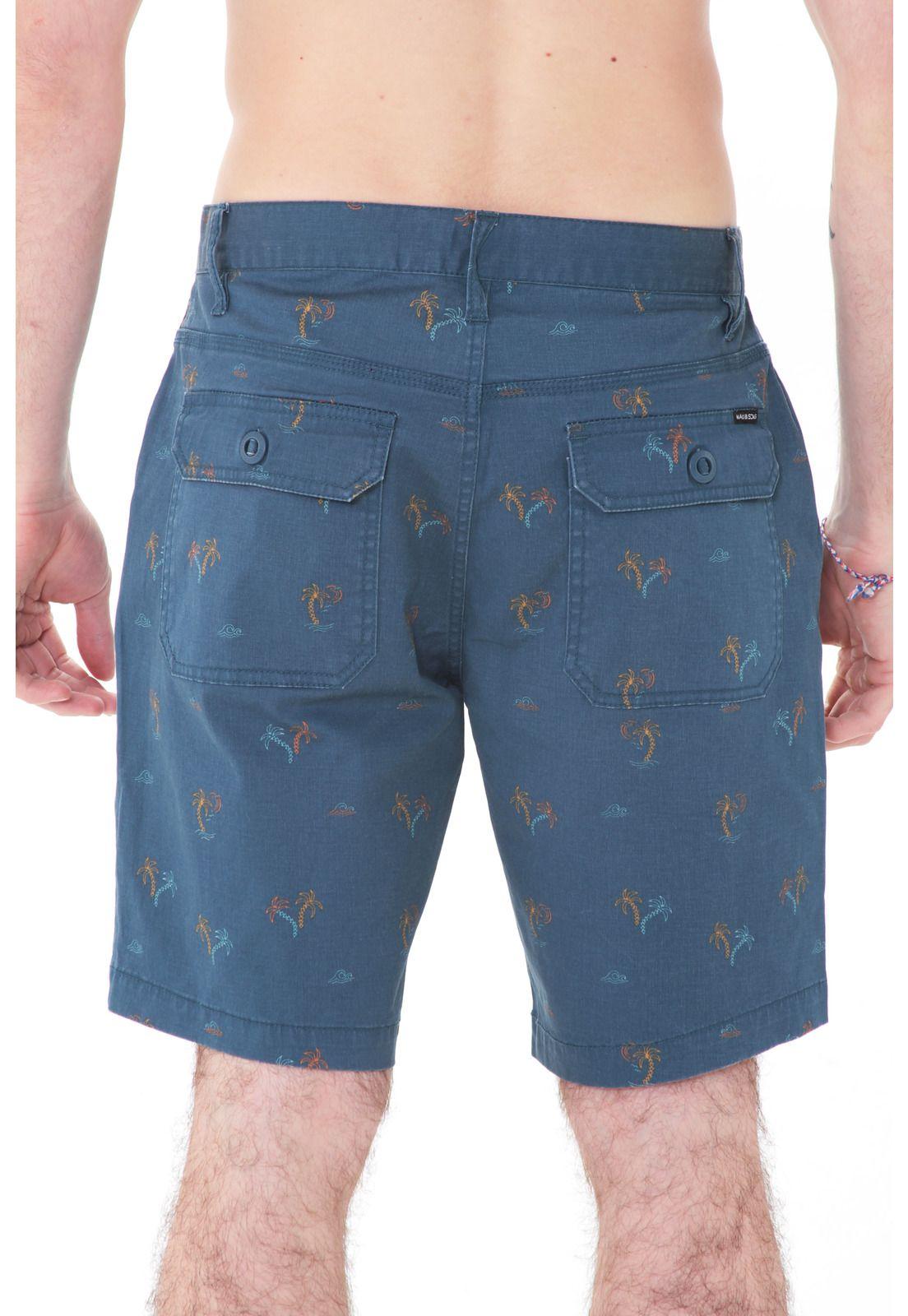 Bermuda Clasico Hombre 5B605-MV21 Azul-1