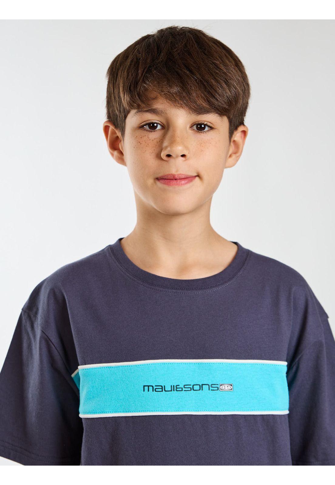 Polera MC Rider Gris Infantil Maui and Sons-3