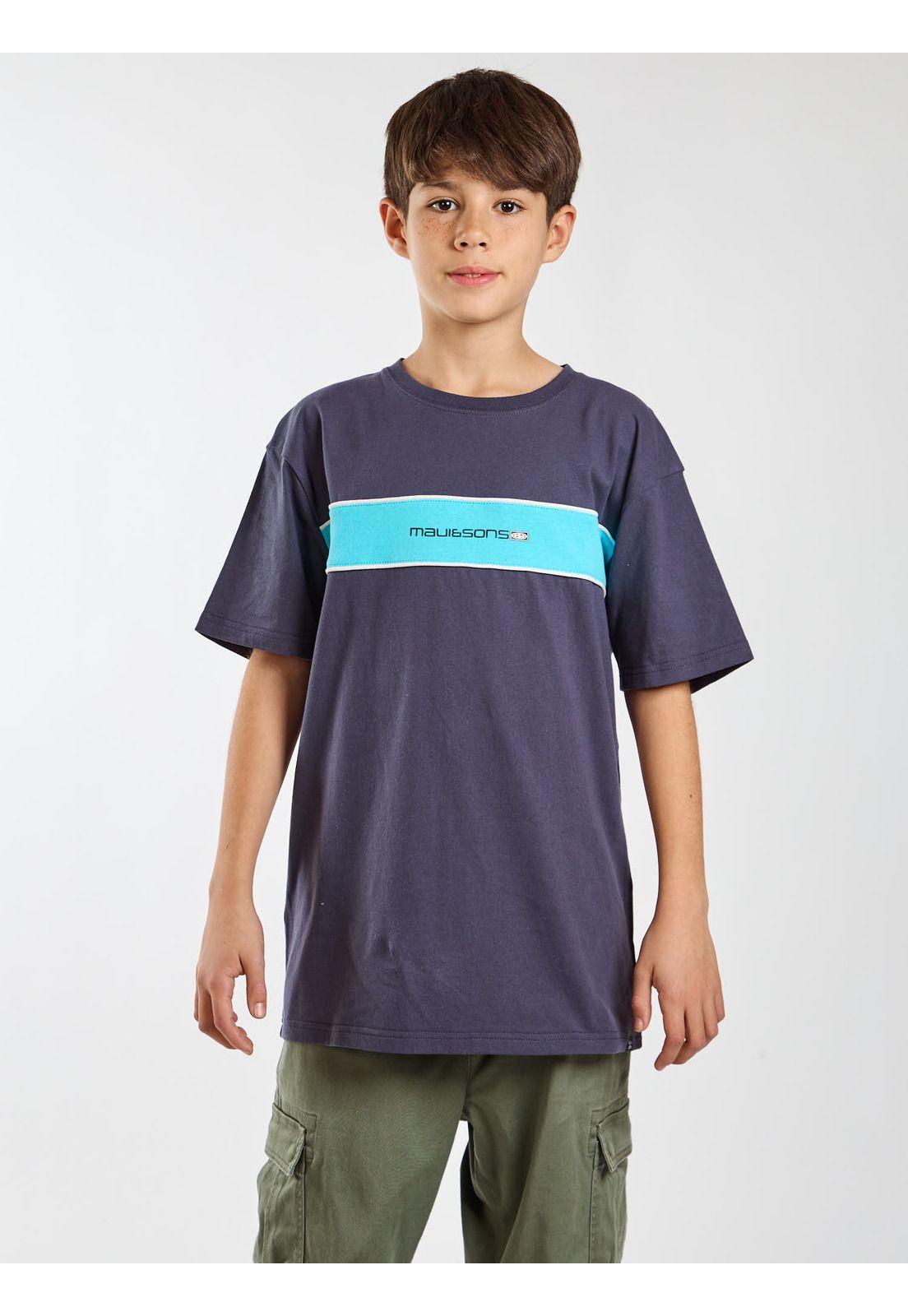 Polera MC Rider Gris Infantil Maui and Sons-5