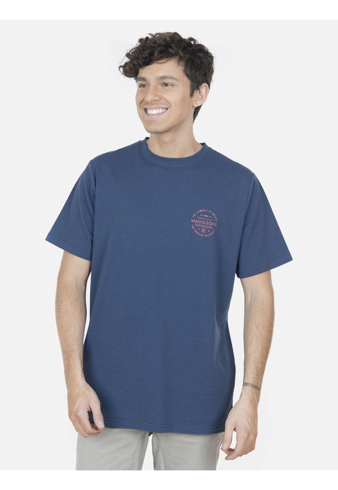 Polera Hombre Azul 5P999-MV22 Maui And Sons-0