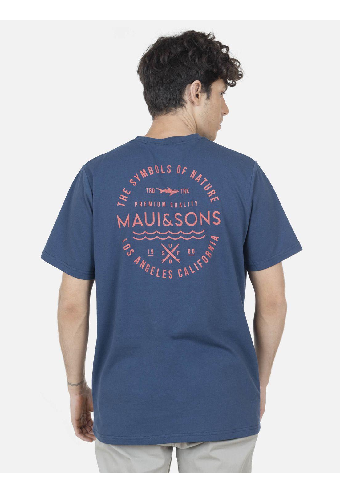 Polera Hombre Azul 5P999-MV22 Maui And Sons-1