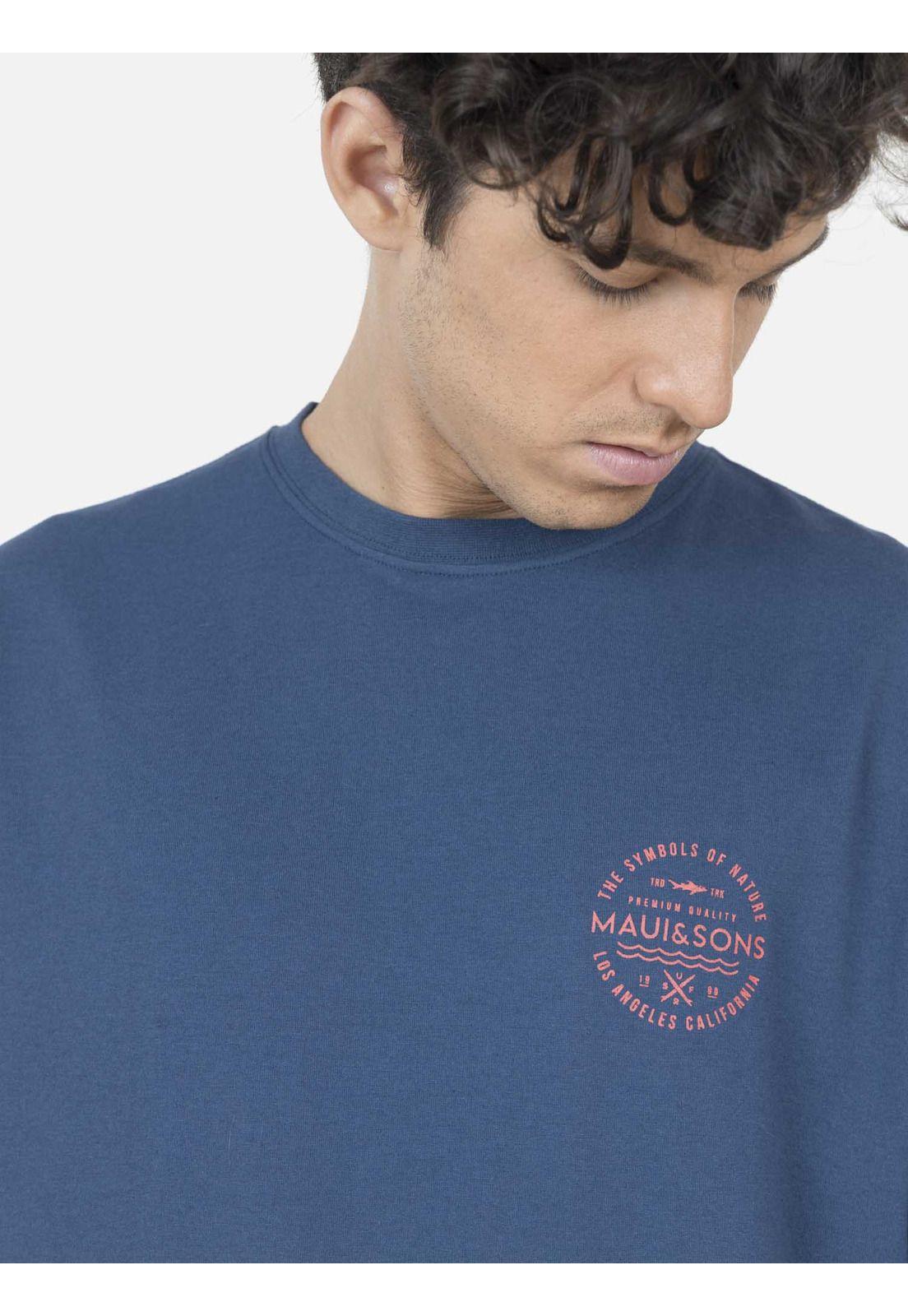 Polera Hombre Azul 5P999-MV22 Maui And Sons-2