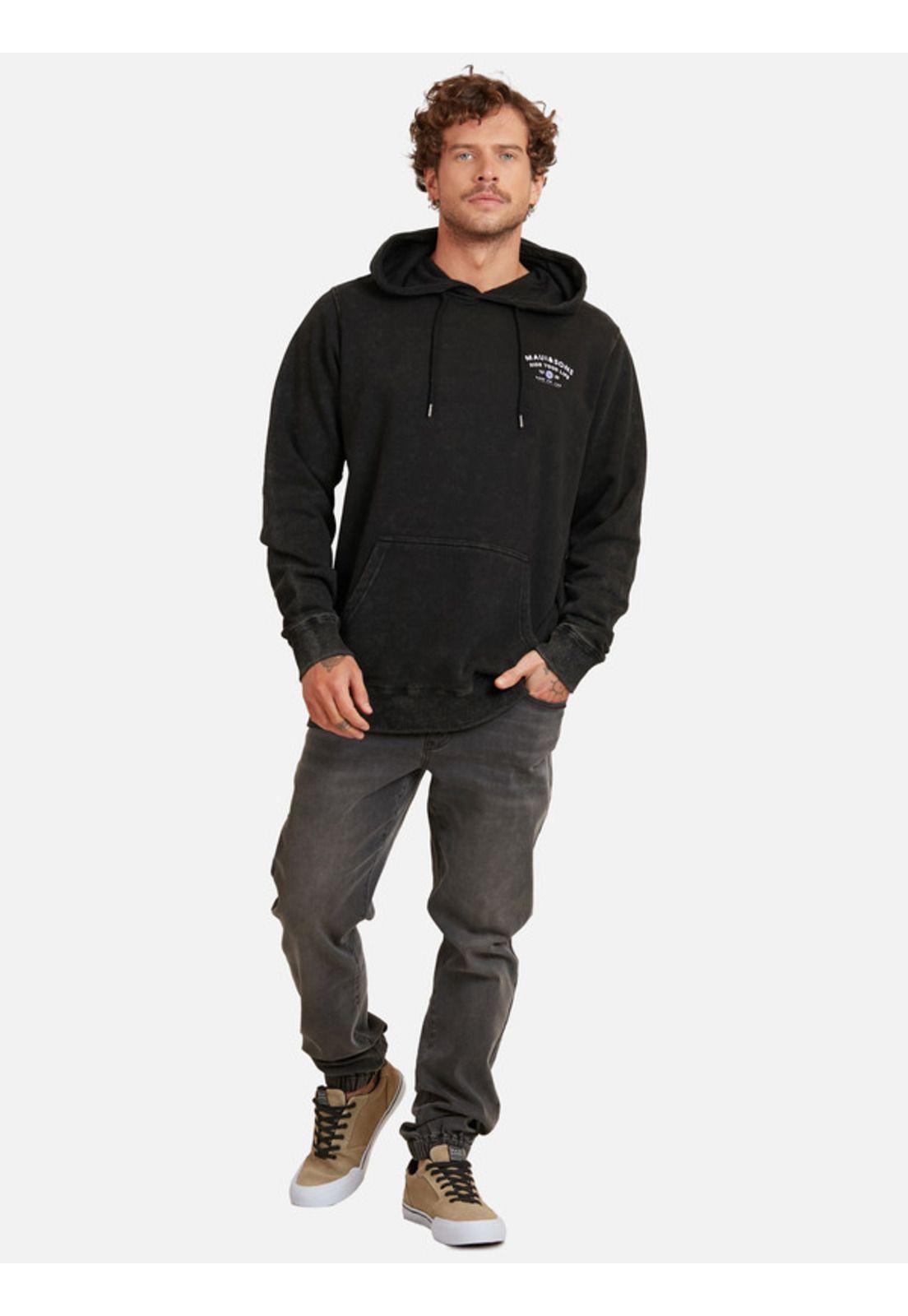 Poleron Ride Tour Life Hombre Negro Maui And Sons-3