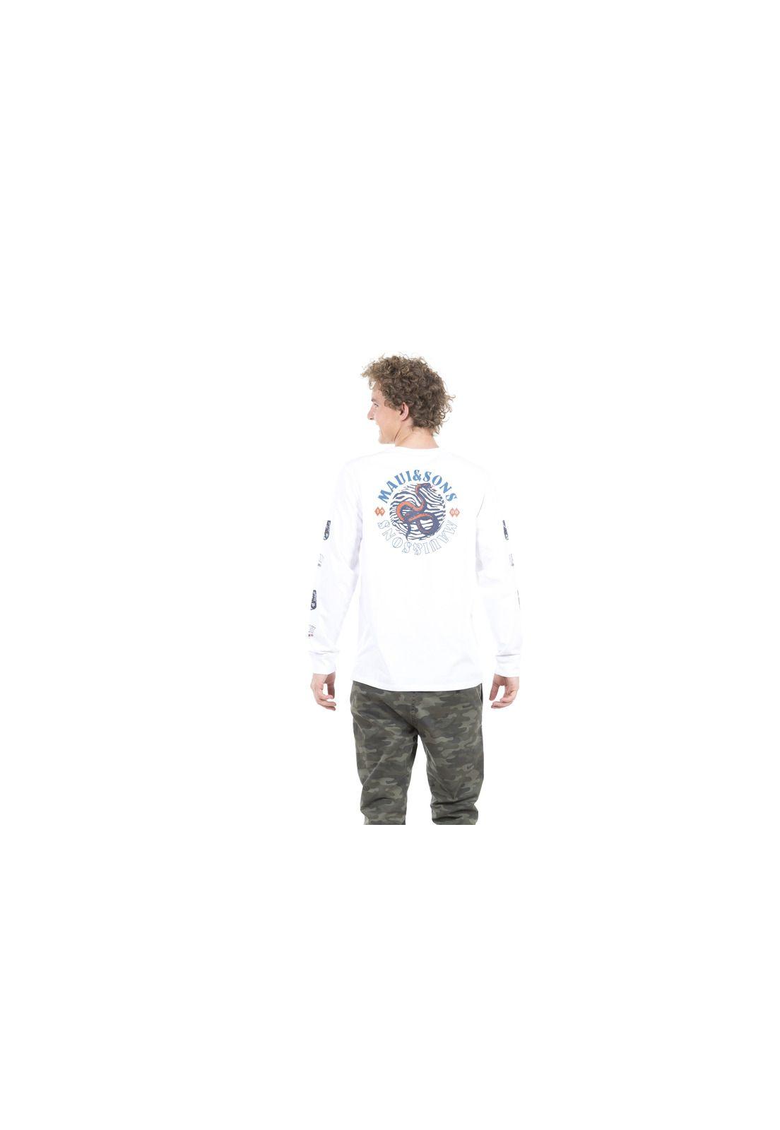 Polera Hombre Maui 5P894-MI20 Blanco-1
